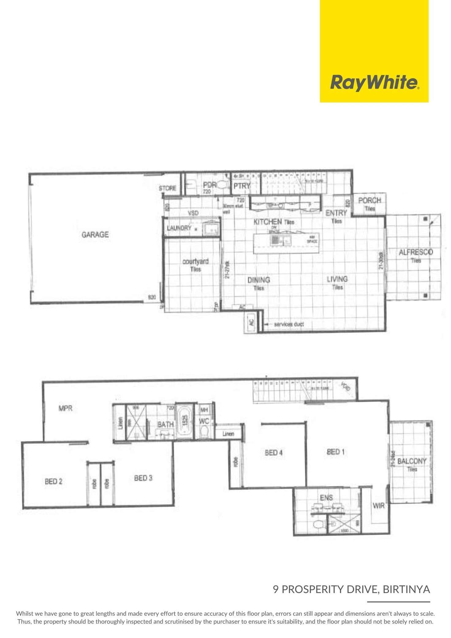 Floorplan of Homely house listing, 9 Prosperity Drive, Birtinya QLD 4575
