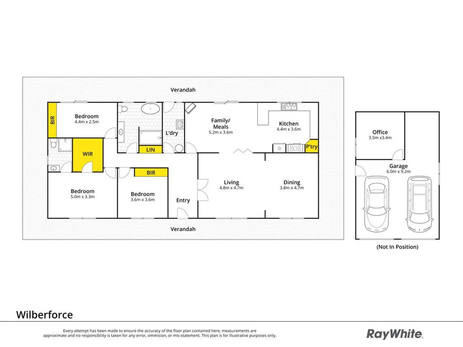 Floorplan of Homely house listing, 9 Greentree Place, Wilberforce NSW 2756