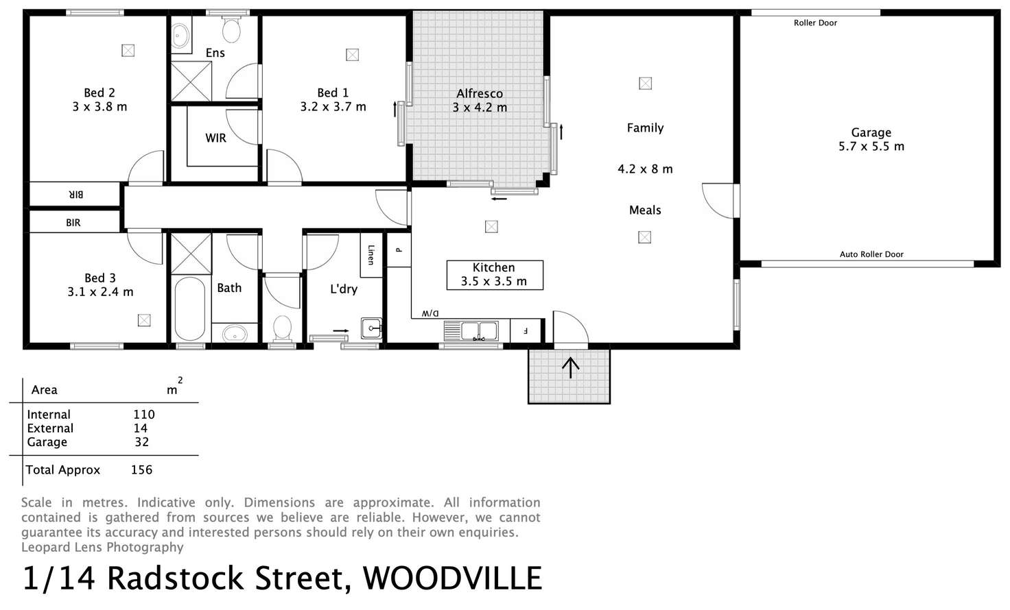 Floorplan of Homely house listing, 1/14 Radstock Street, Woodville SA 5011