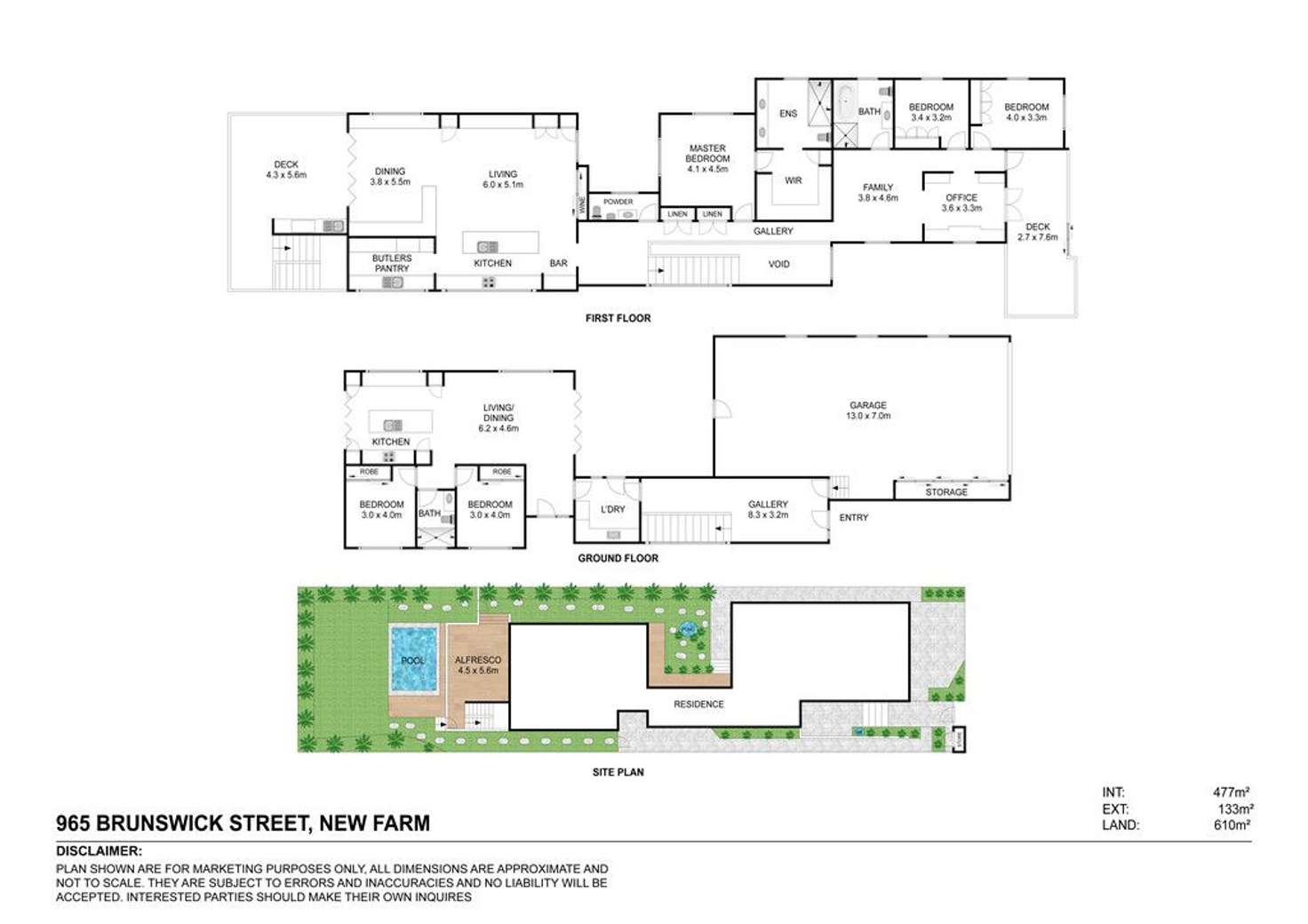 Floorplan of Homely house listing, 965 Brunswick Street, New Farm QLD 4005
