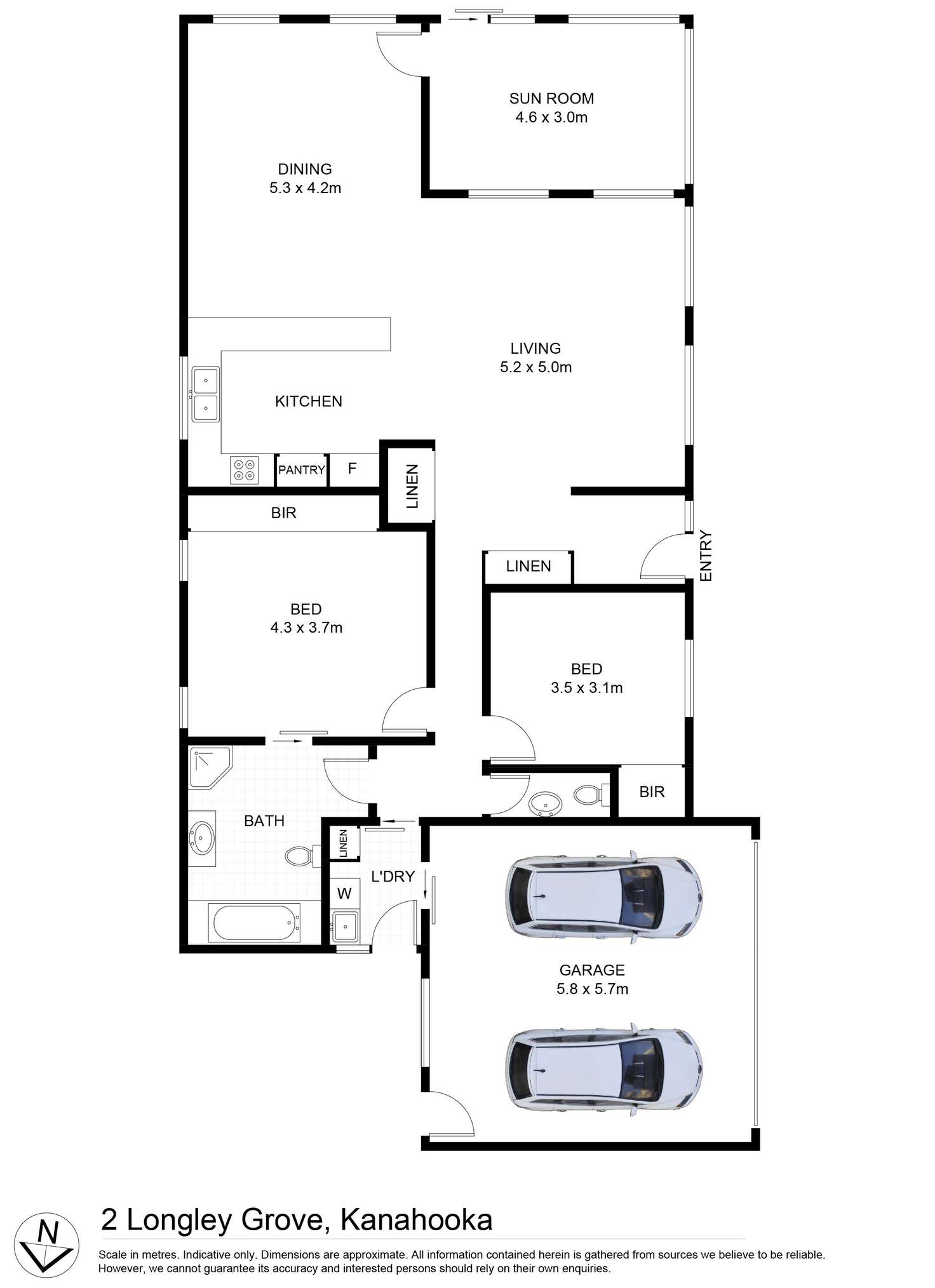 Floorplan of Homely house listing, 2 Longley Grove, Kanahooka NSW 2530