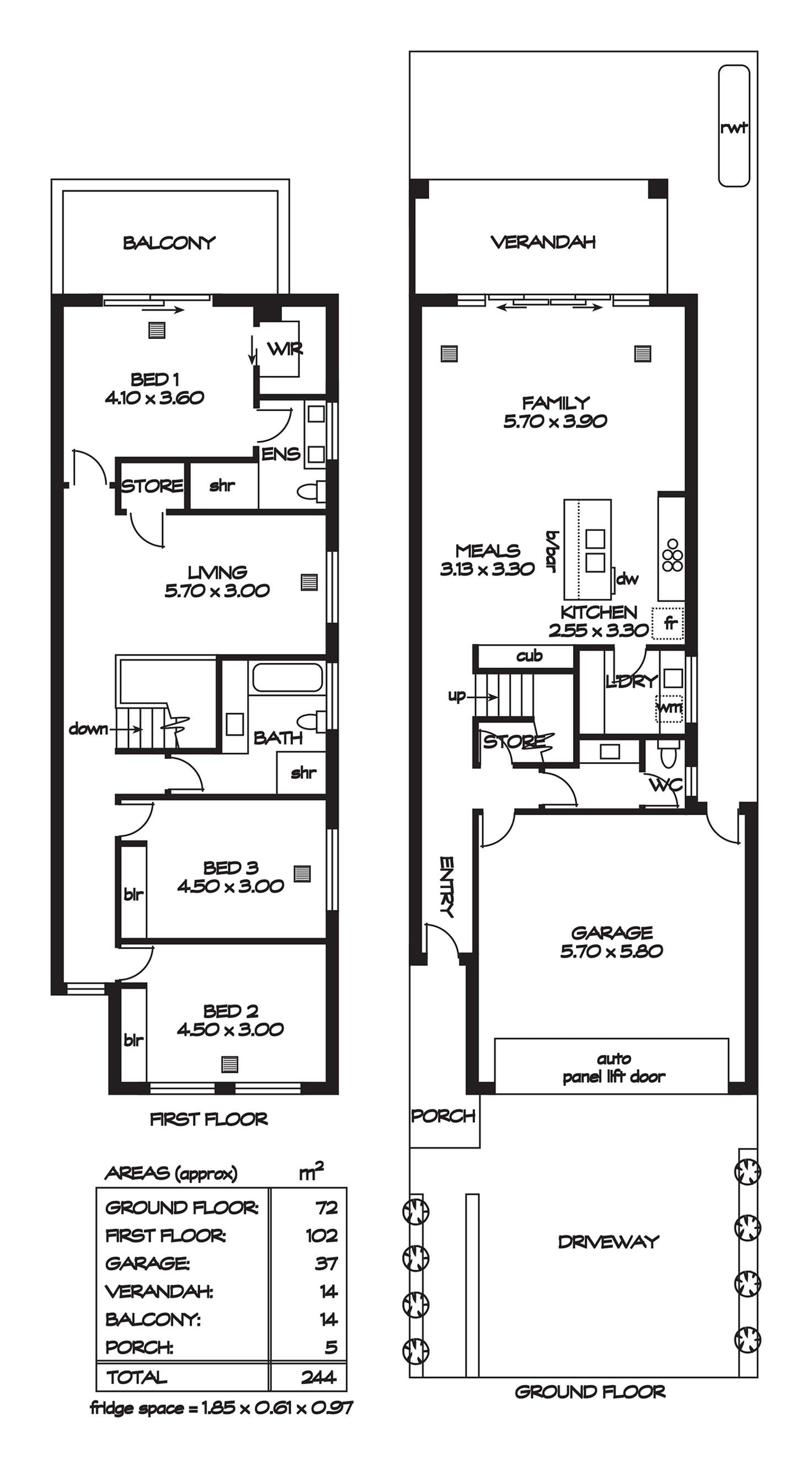 Floorplan of Homely house listing, 3B & 3C Gregory Avenue, Campbelltown SA 5074