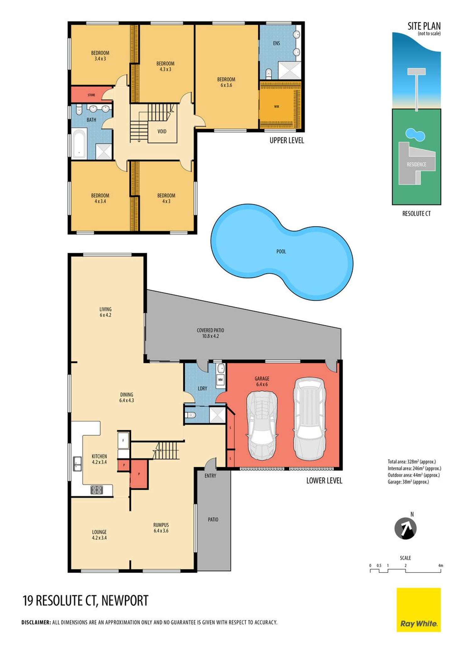 Floorplan of Homely house listing, 19 Resolute Court, Newport QLD 4020