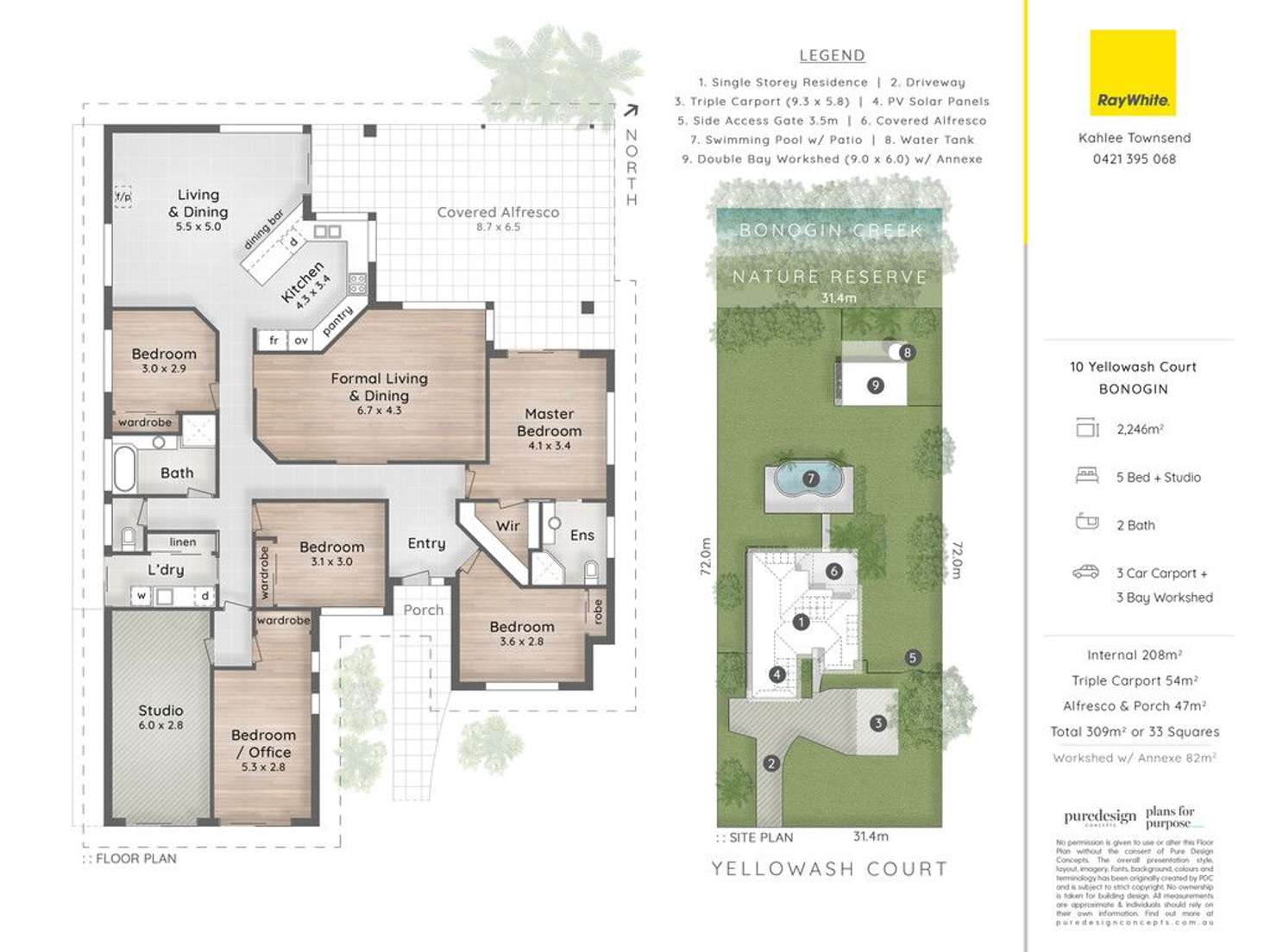 Floorplan of Homely house listing, 10 Yellowash Court, Bonogin QLD 4213