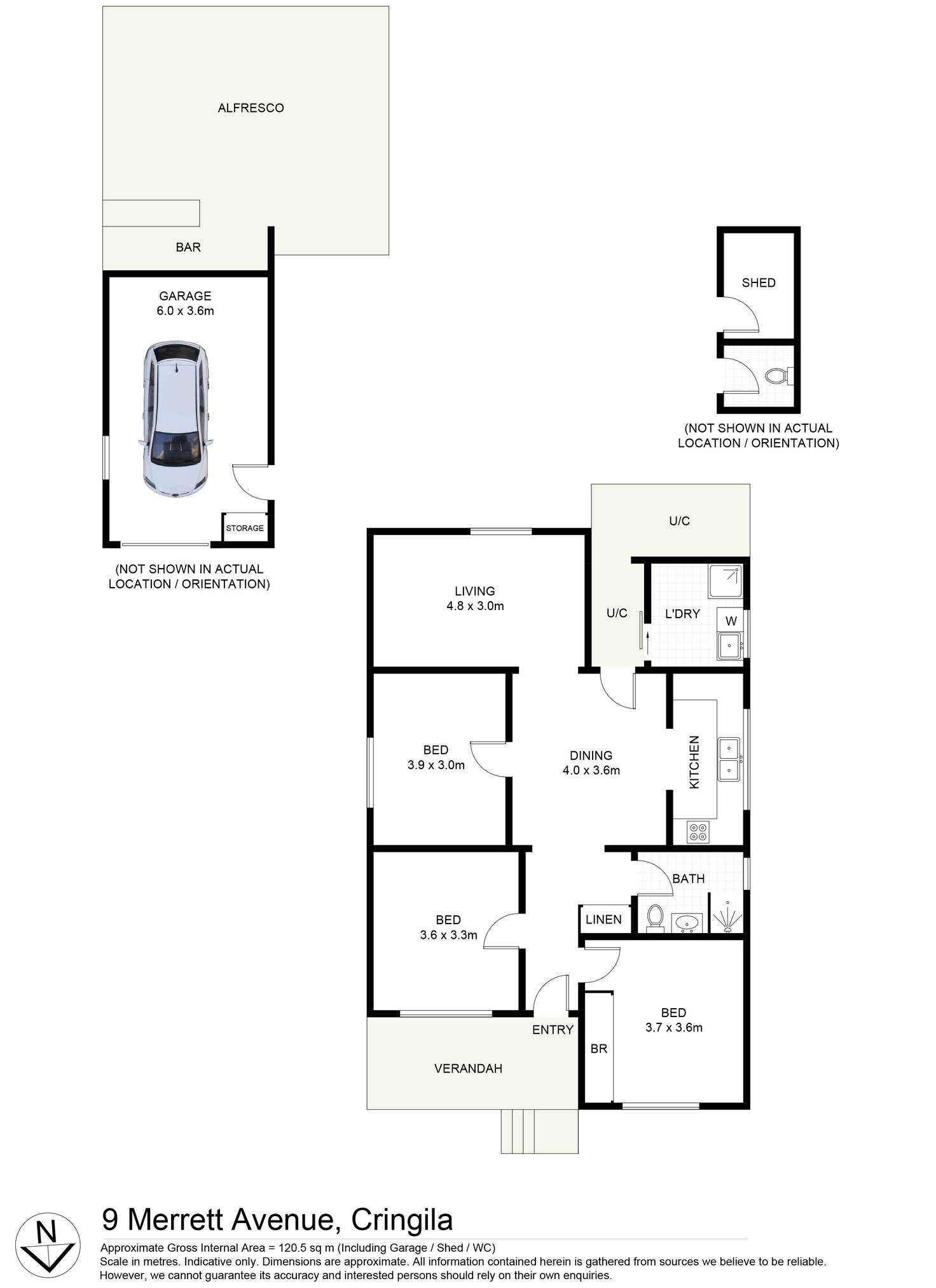 Floorplan of Homely house listing, 9 Merrett Avenue, Cringila NSW 2502