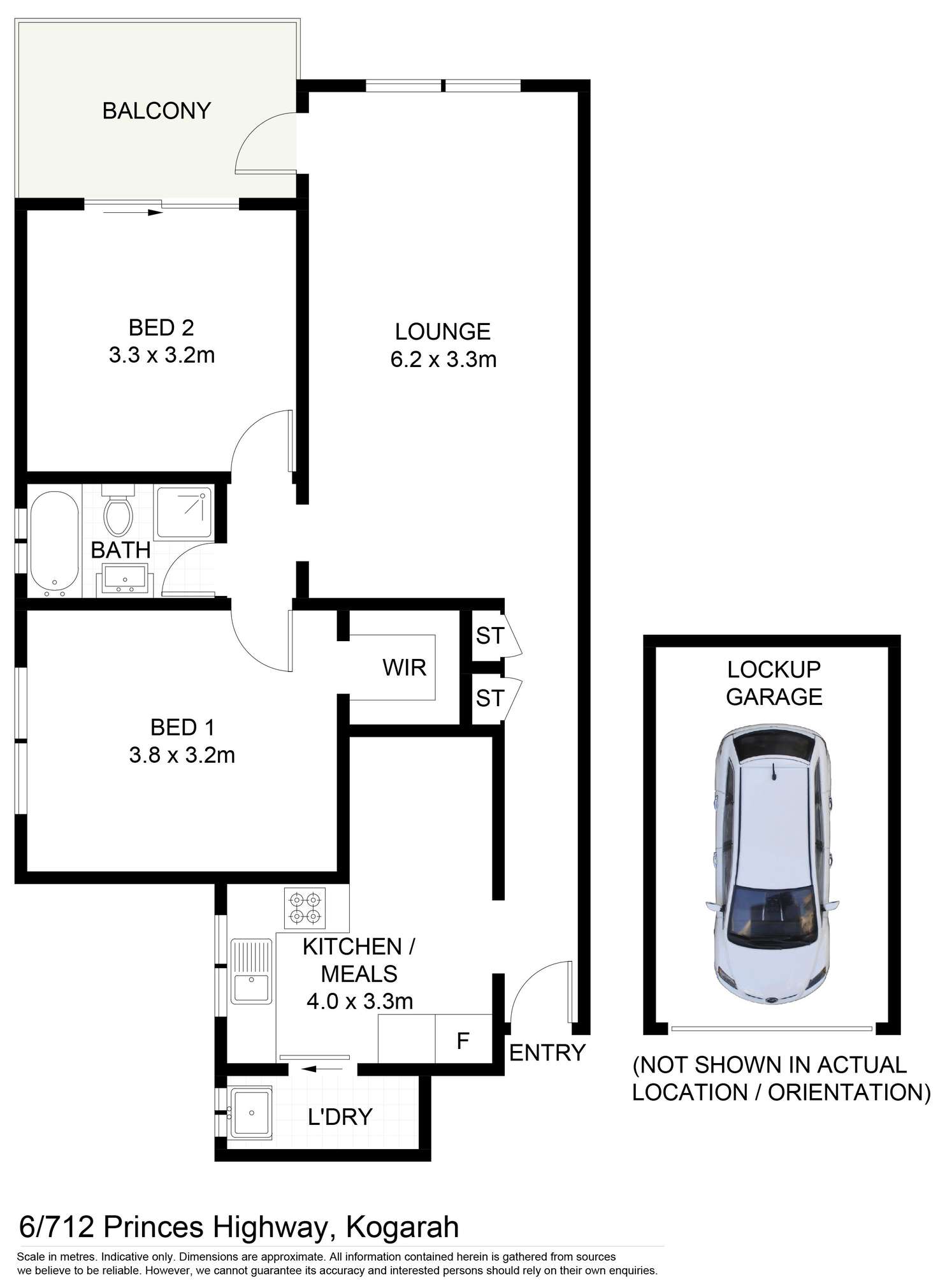 Floorplan of Homely apartment listing, 6/712 Princes Highway, Kogarah NSW 2217