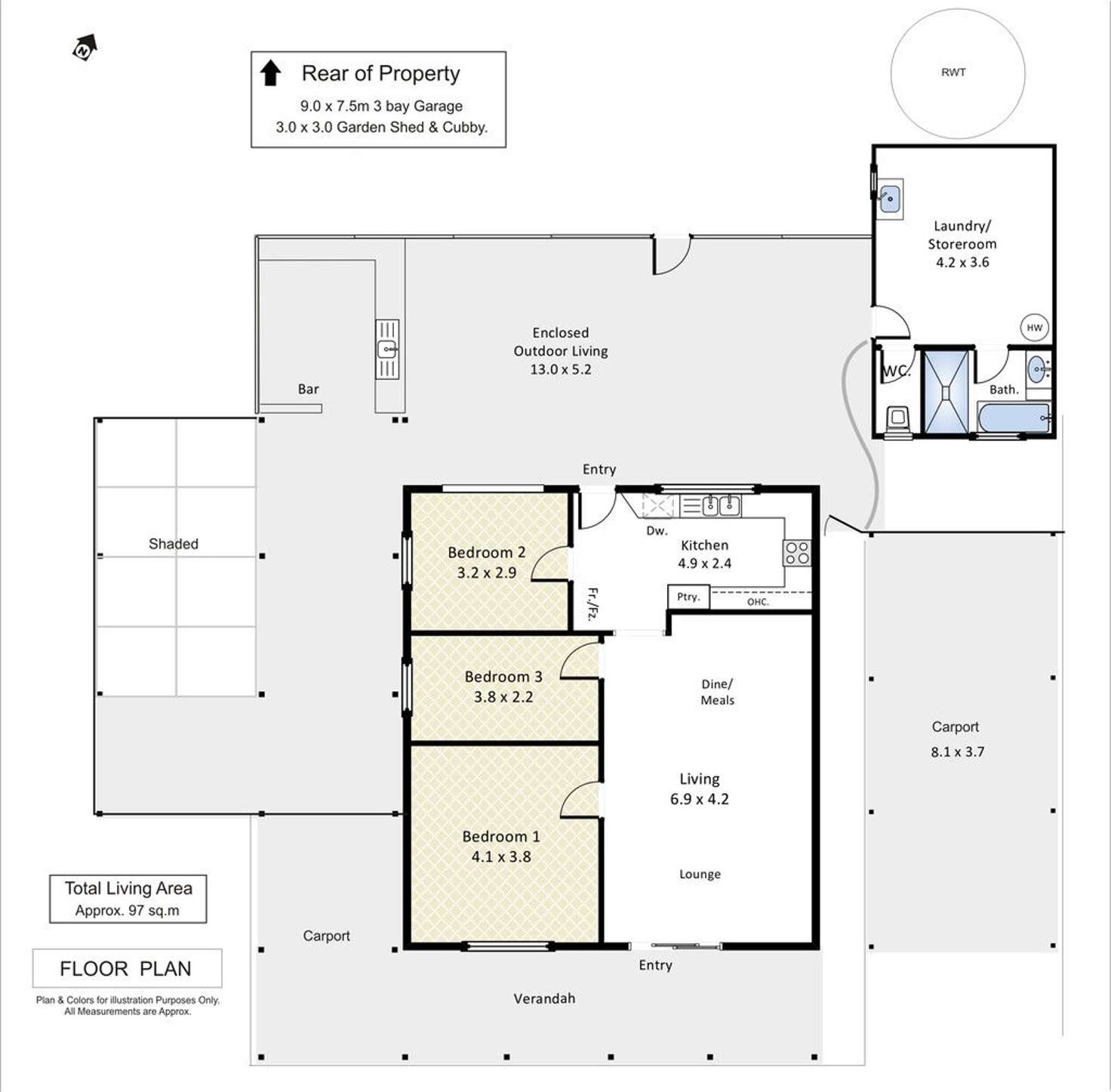 Floorplan of Homely house listing, 17 Sutton Street, Cobdogla SA 5346