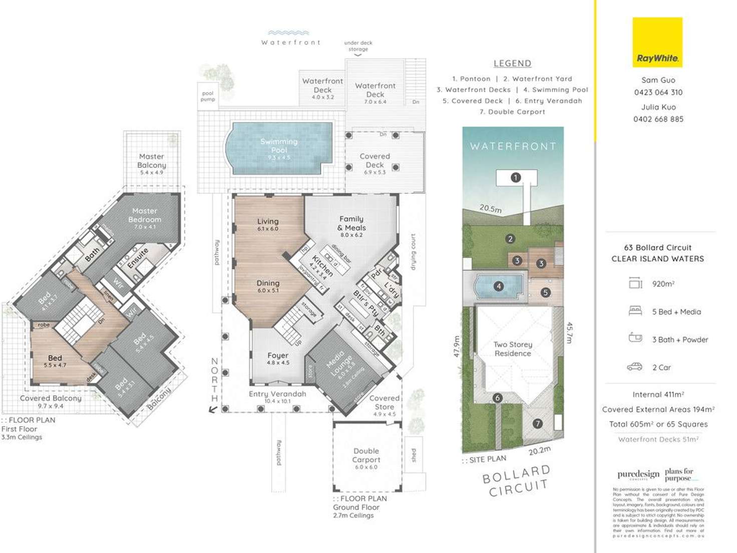 Floorplan of Homely house listing, 63 Bollard Circuit, Clear Island Waters QLD 4226