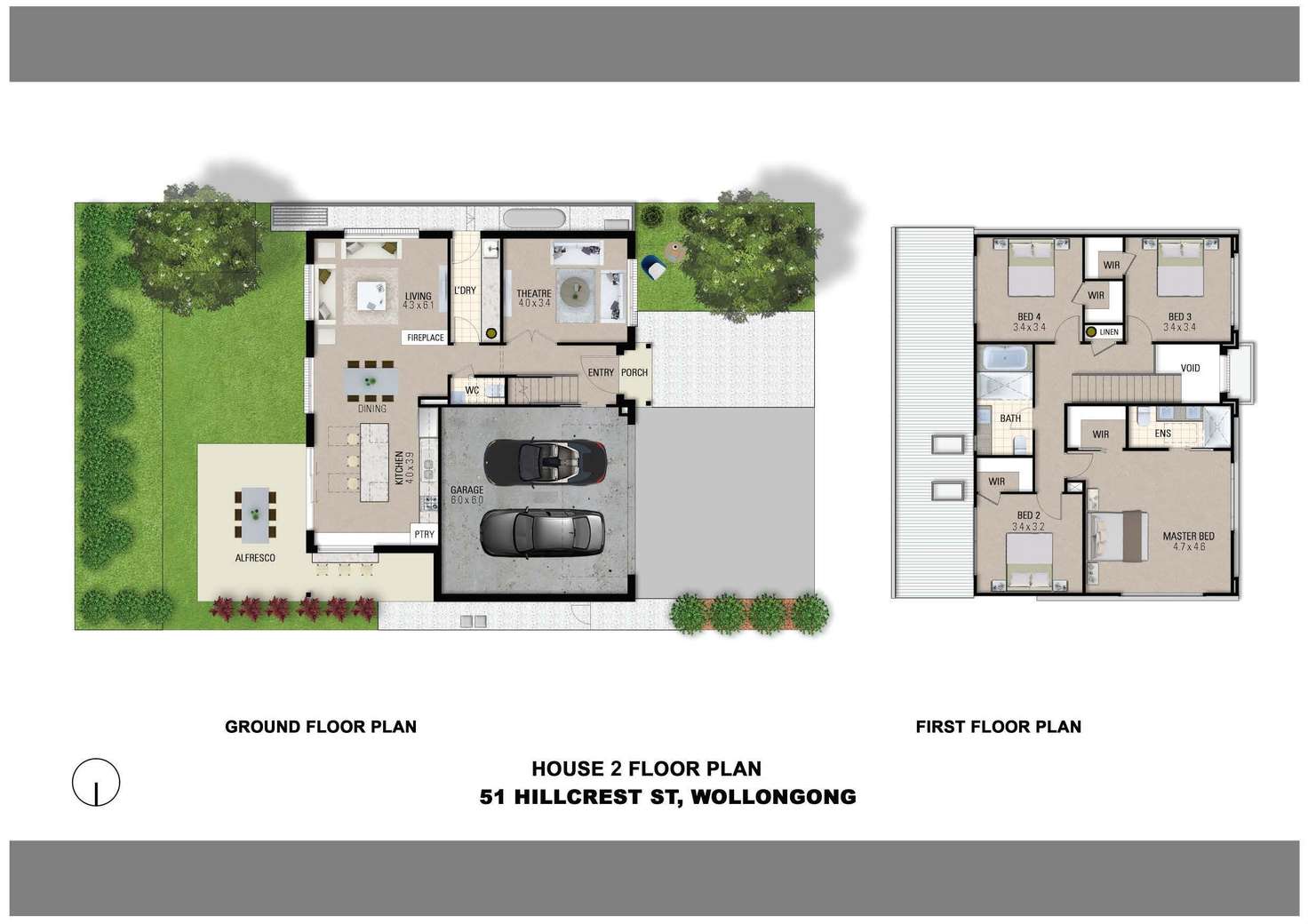 Floorplan of Homely townhouse listing, 51A Hillcrest Street, Wollongong NSW 2500