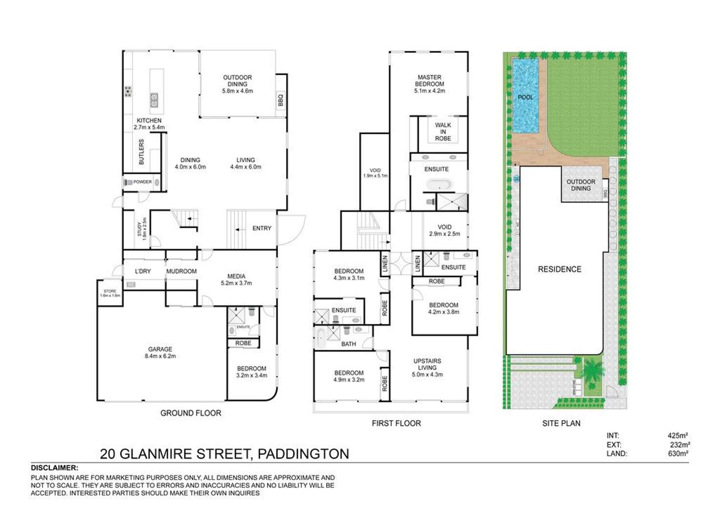 Floorplan of Homely house listing, 20 Glanmire Street, Paddington QLD 4064