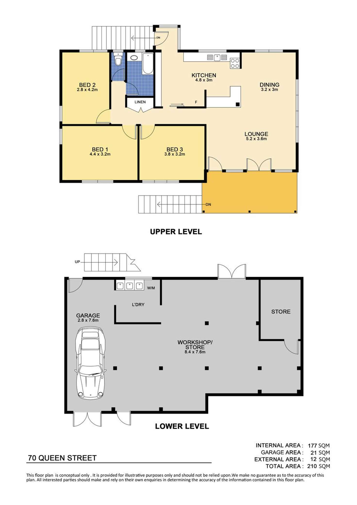 Floorplan of Homely house listing, 70 Queen Street, Caloundra QLD 4551