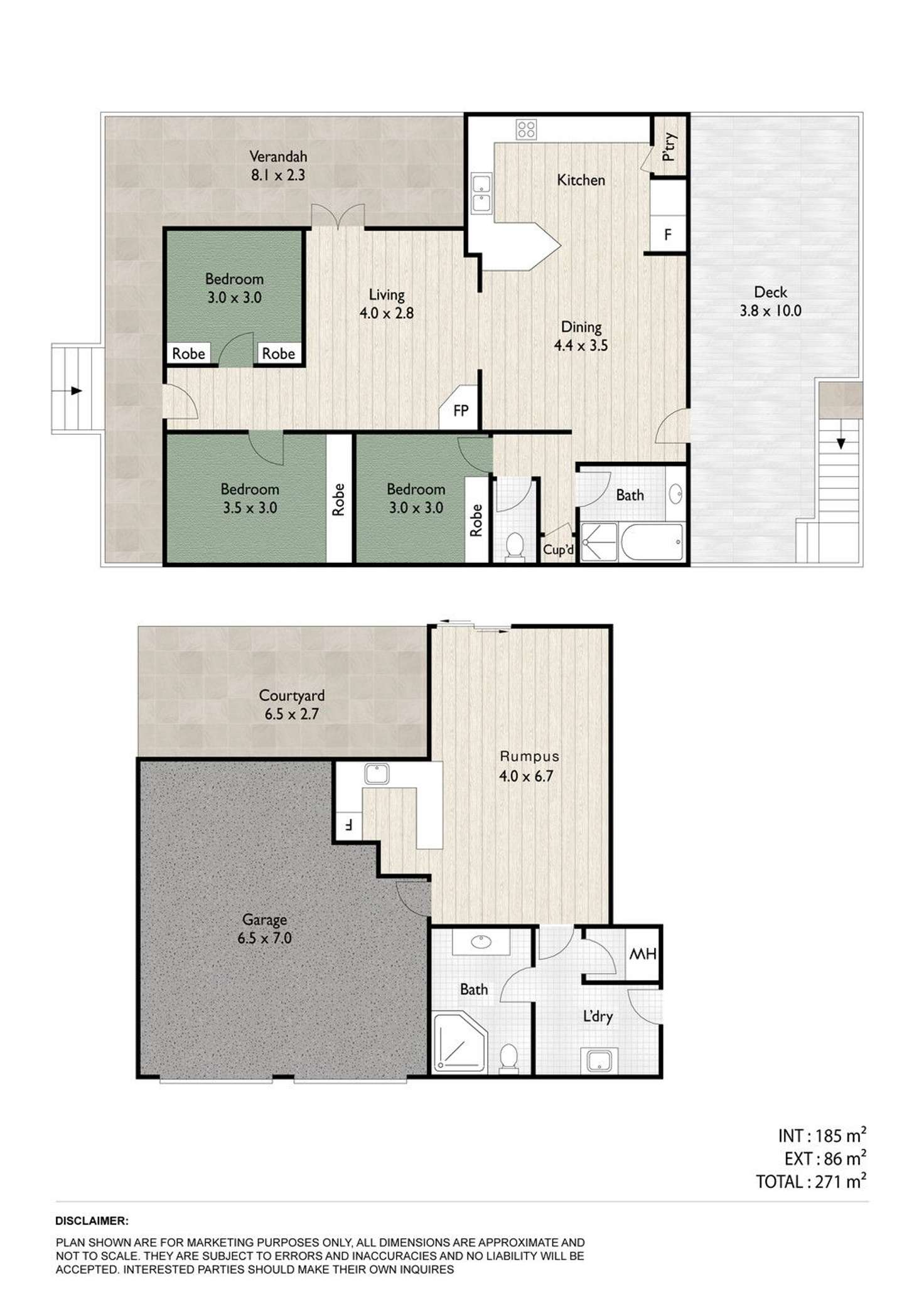 Floorplan of Homely house listing, 13 Breen Drive, Bunya QLD 4055