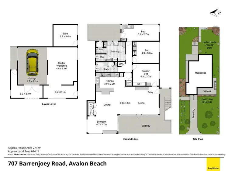 Floorplan of Homely house listing, 707 Barrenjoey Road, Avalon Beach NSW 2107
