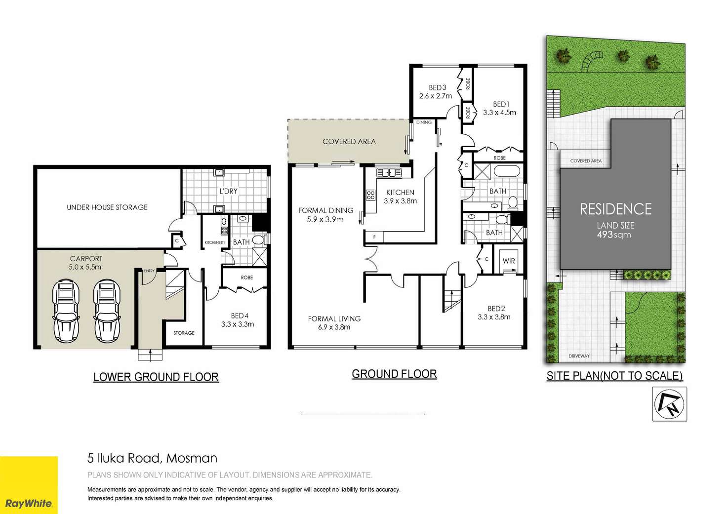 Floorplan of Homely house listing, 5 Iluka Road, Mosman NSW 2088