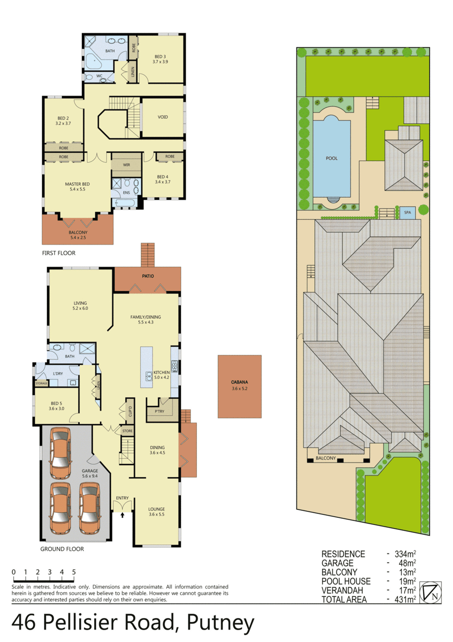 Floorplan of Homely house listing, 46 Pellisier Road, Putney NSW 2112