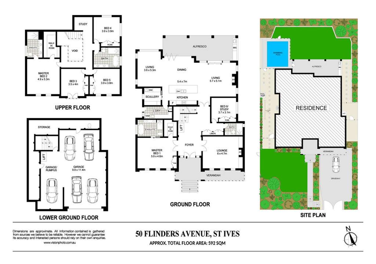 Floorplan of Homely house listing, 50 Flinders Avenue, St Ives NSW 2075