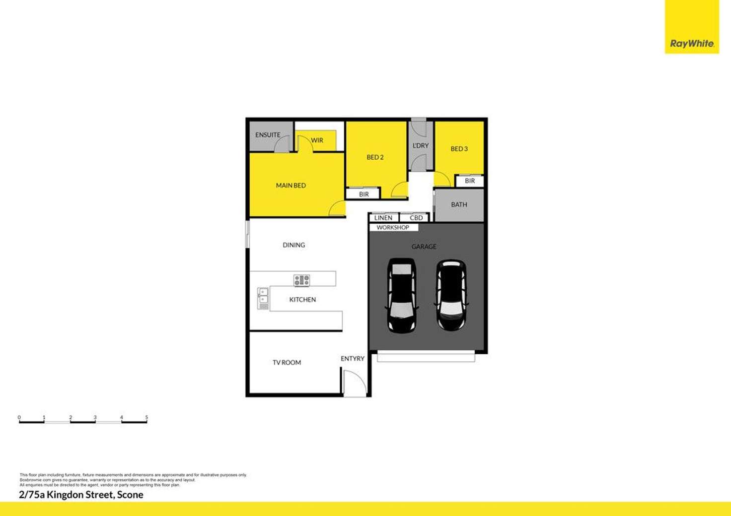 Floorplan of Homely house listing, 2/75A Kingdon Street, Scone NSW 2337