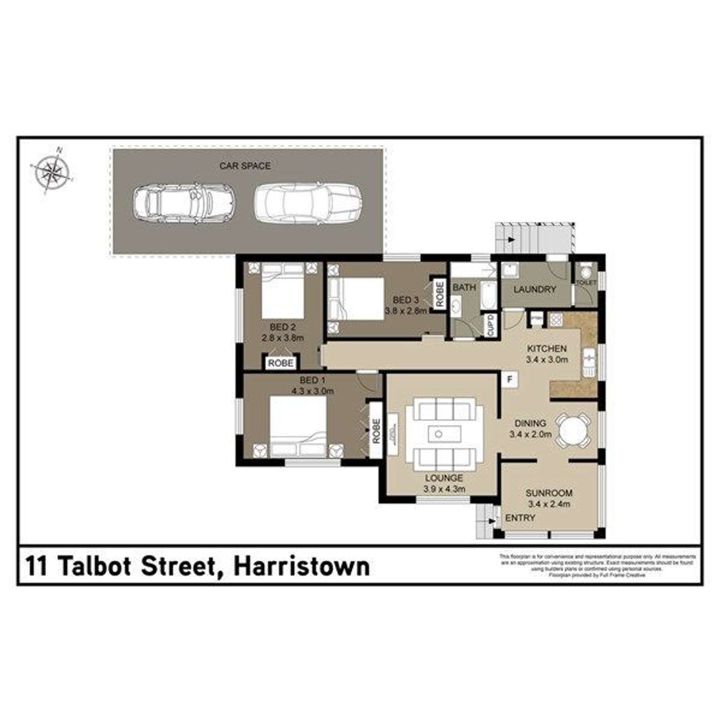 Floorplan of Homely house listing, 11 Talbot Street, Harristown QLD 4350