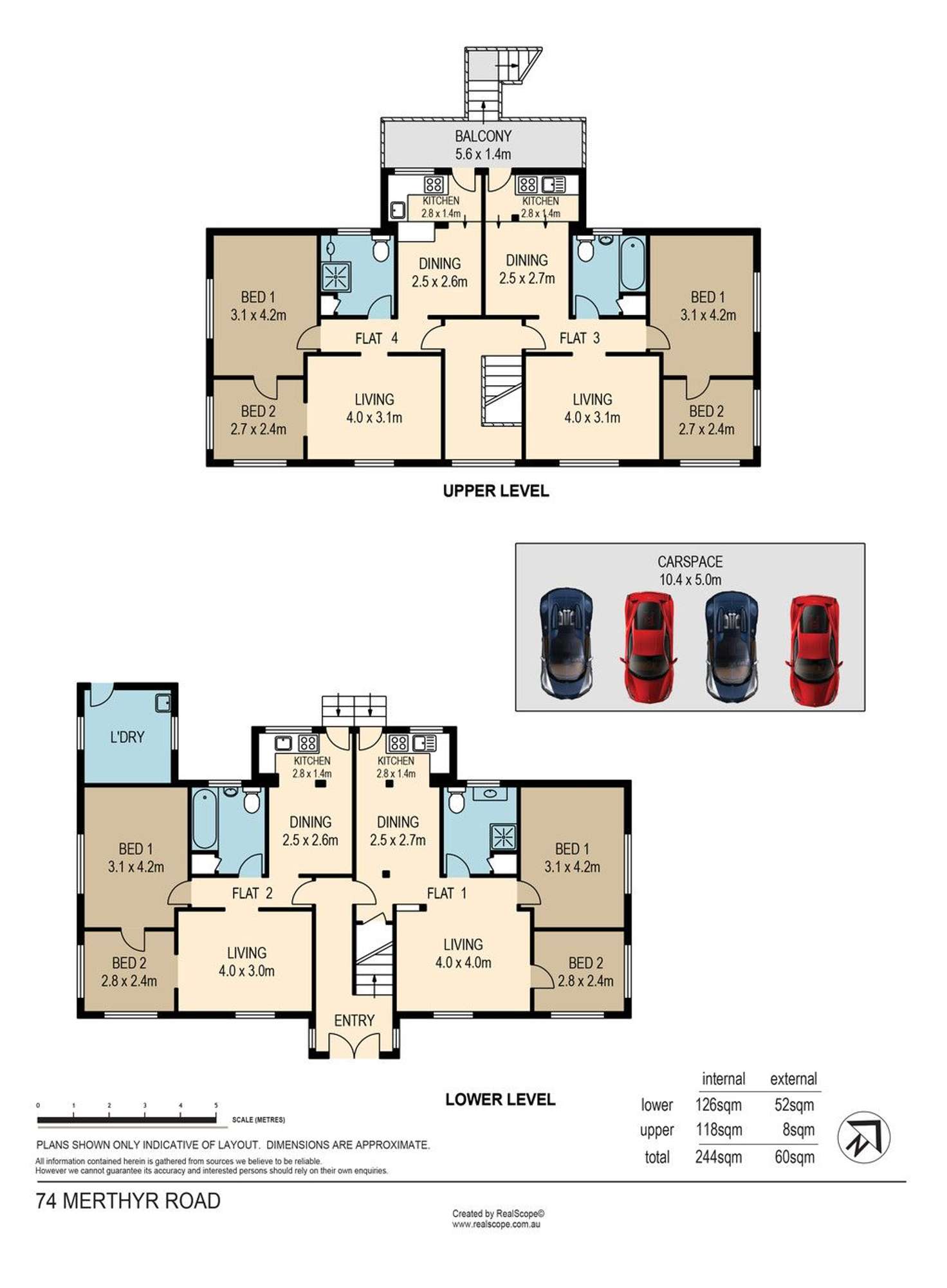 Floorplan of Homely blockOfUnits listing, 74 Merthyr Road, New Farm QLD 4005