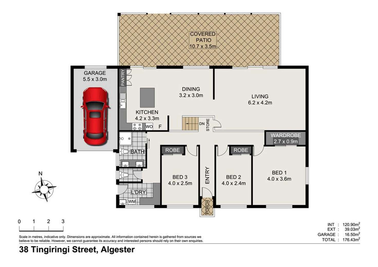 Floorplan of Homely house listing, 38 Tingiringi Street, Algester QLD 4115