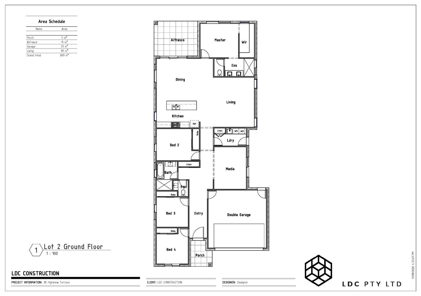 Floorplan of Homely residentialLand listing, 26 Lot 2 Highview Terrace, Daisy Hill QLD 4127