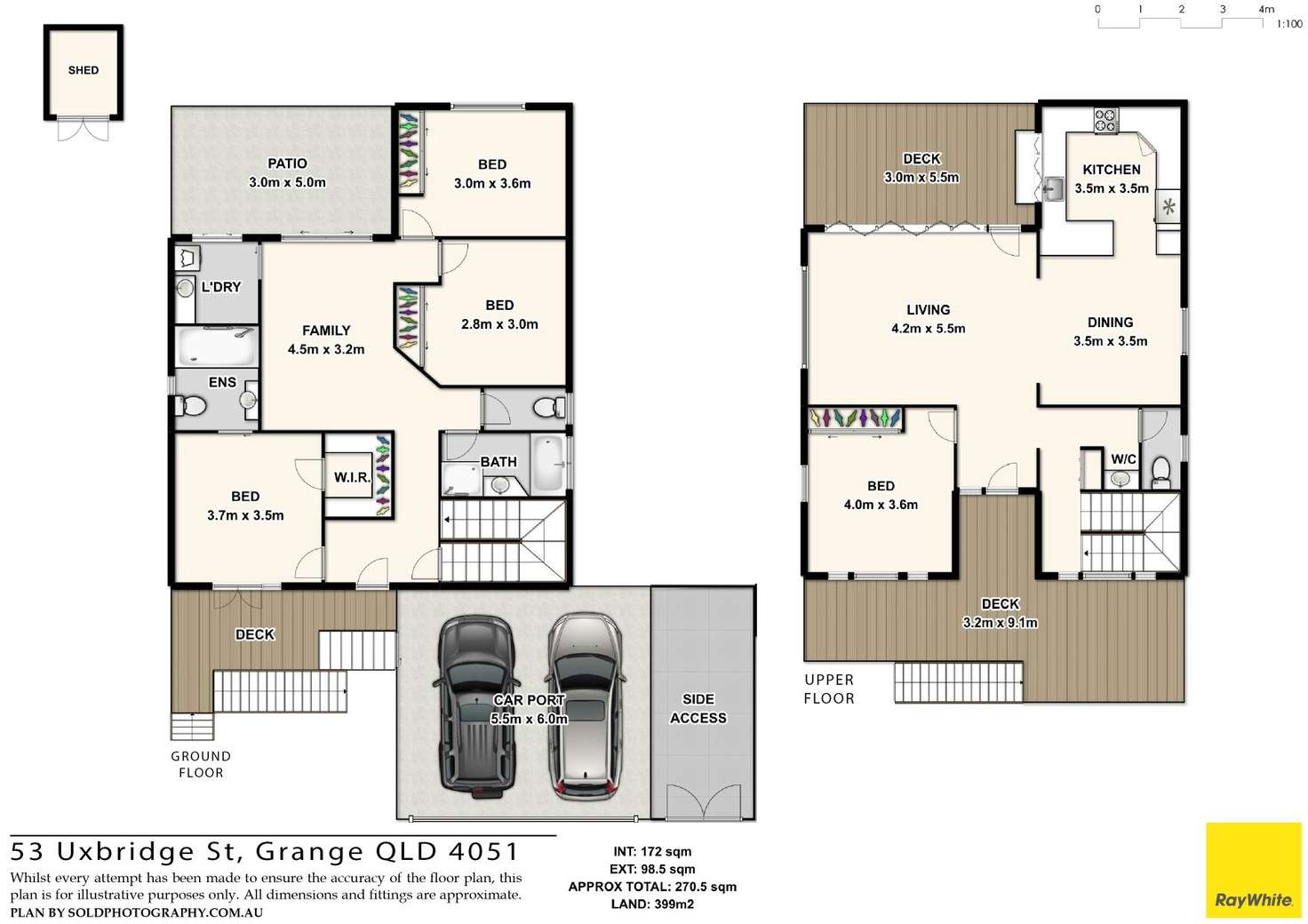 Floorplan of Homely house listing, 53 Uxbridge Street, Grange QLD 4051