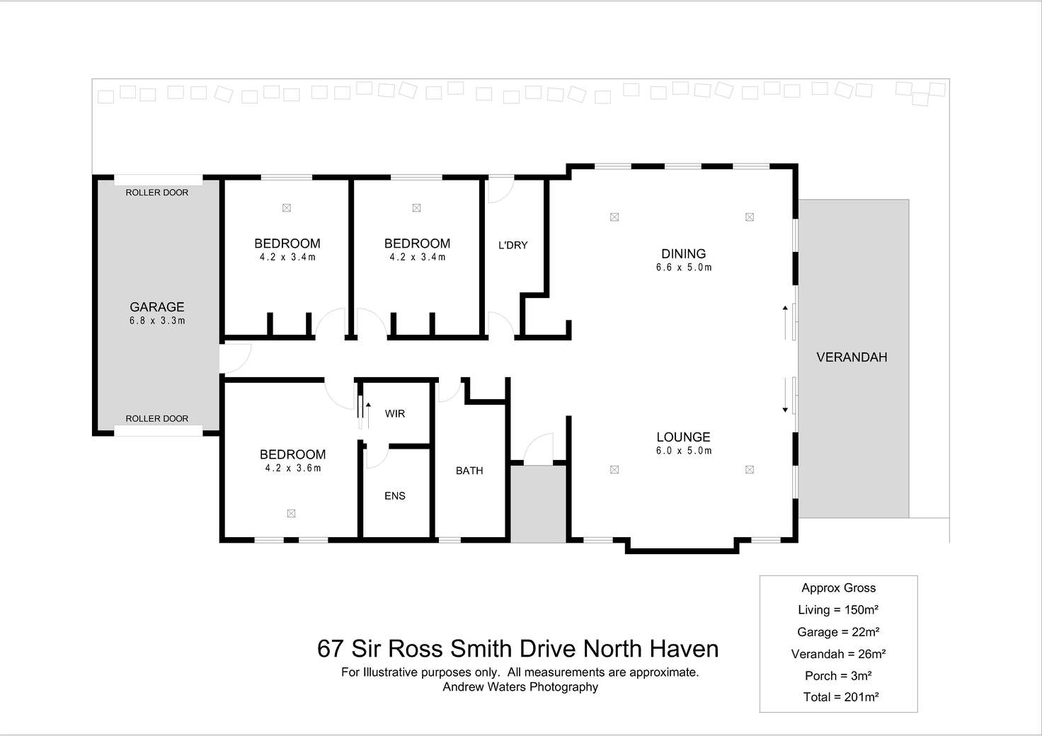 Floorplan of Homely house listing, 67 Sir Ross Smith Avenue, North Haven SA 5018