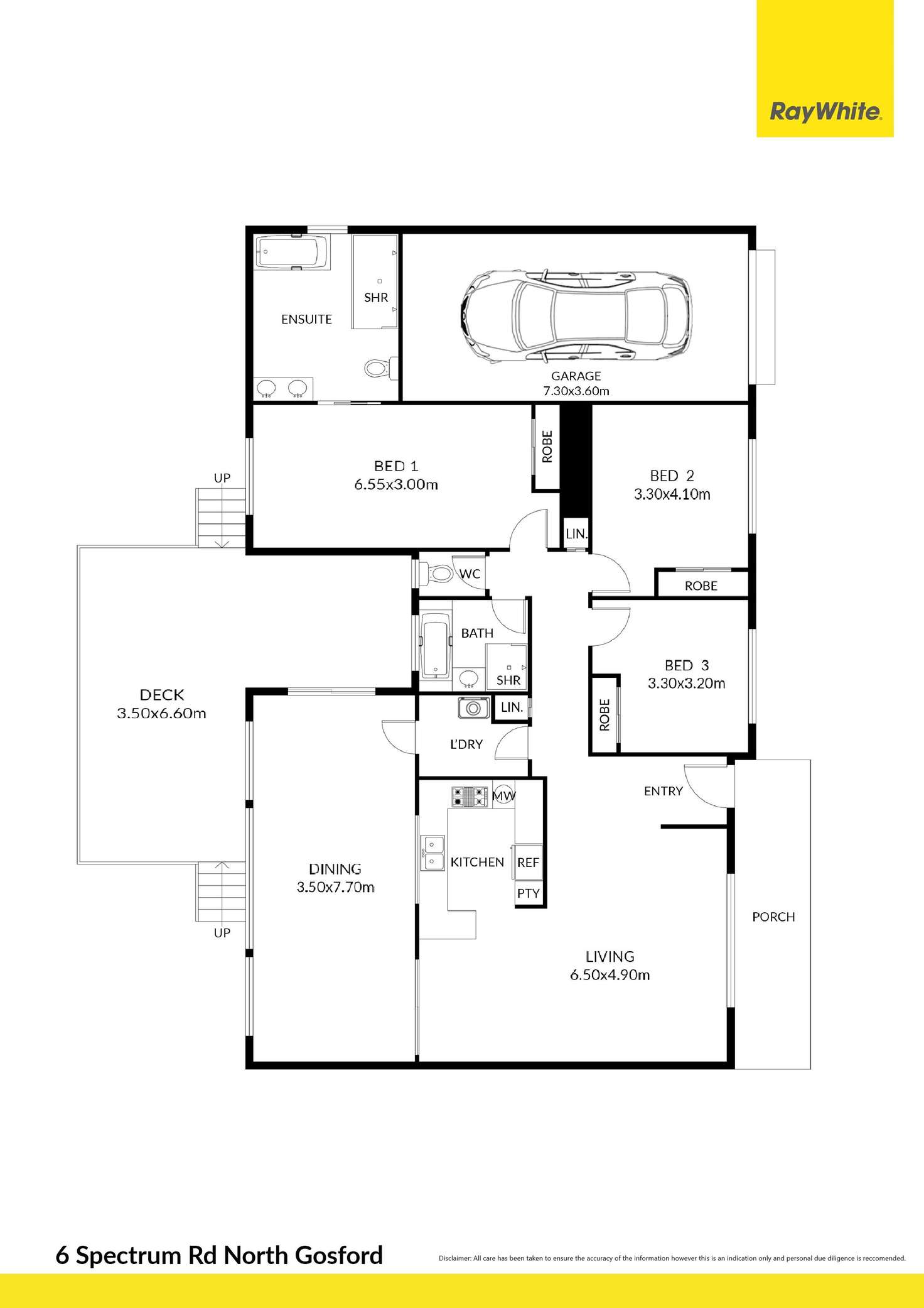 Floorplan of Homely house listing, 6 Spectrum Road, North Gosford NSW 2250