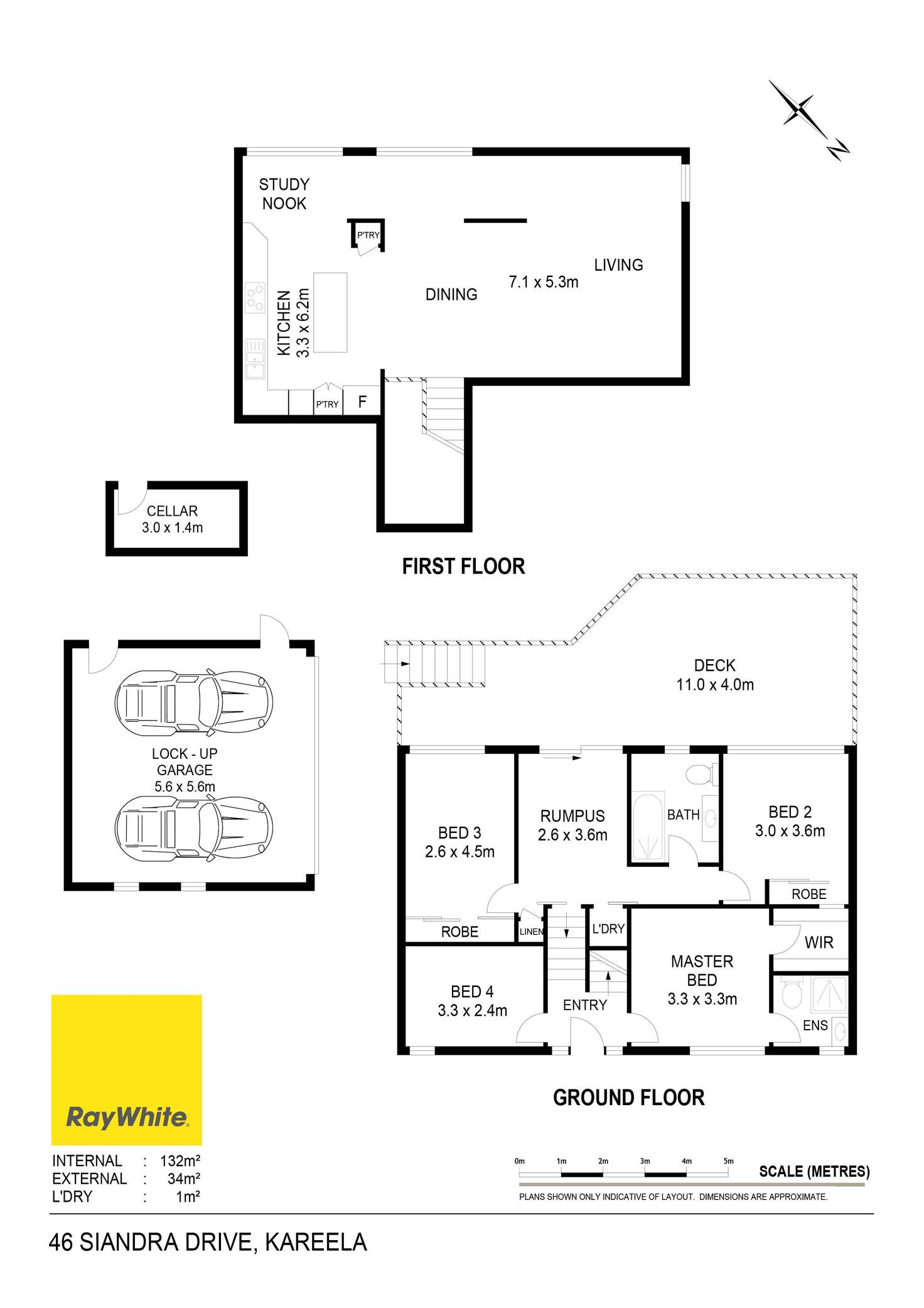 Floorplan of Homely house listing, 46 Siandra Drive, Kareela NSW 2232