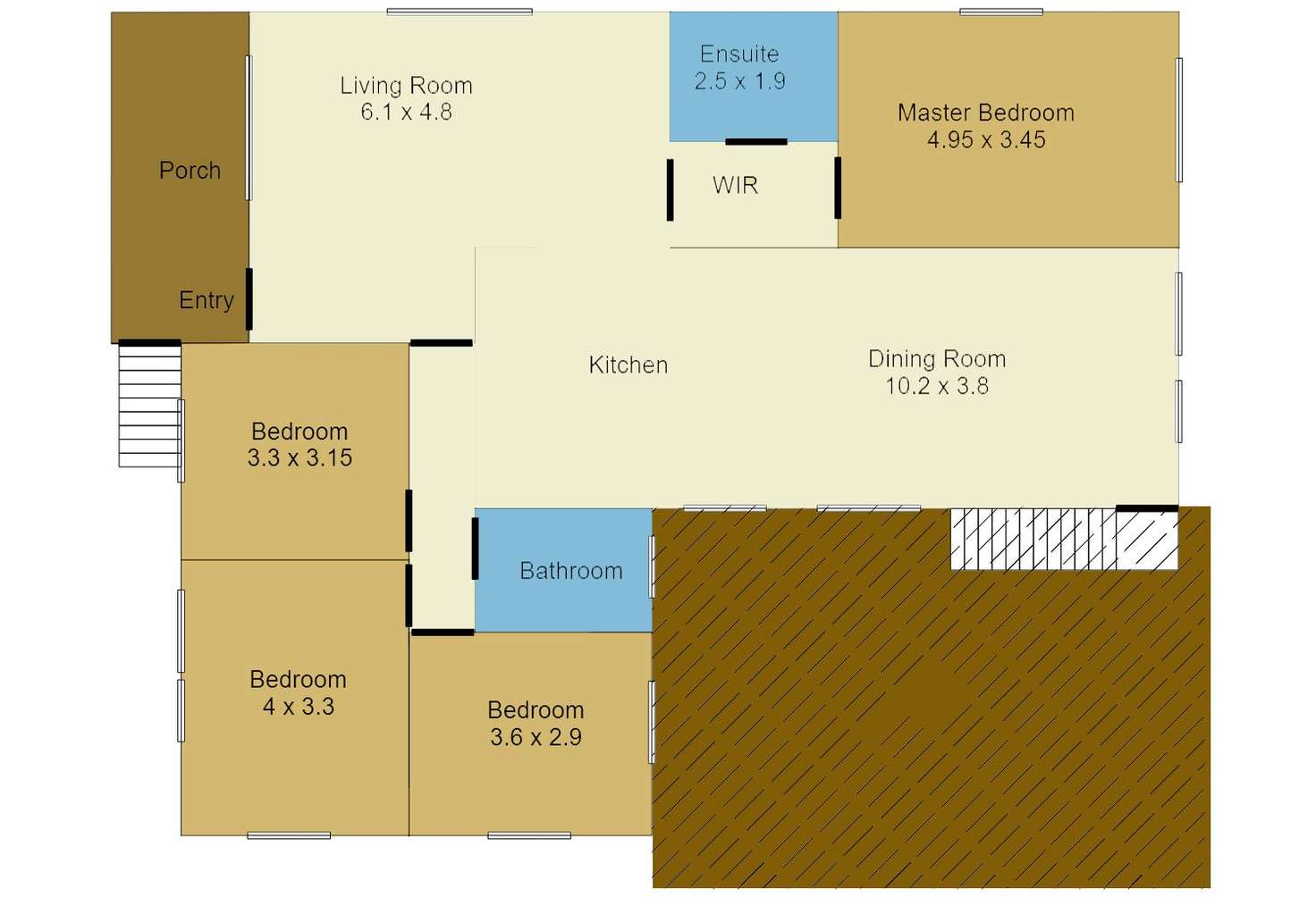 Floorplan of Homely house listing, 115 Plumer Street, Sherwood QLD 4075