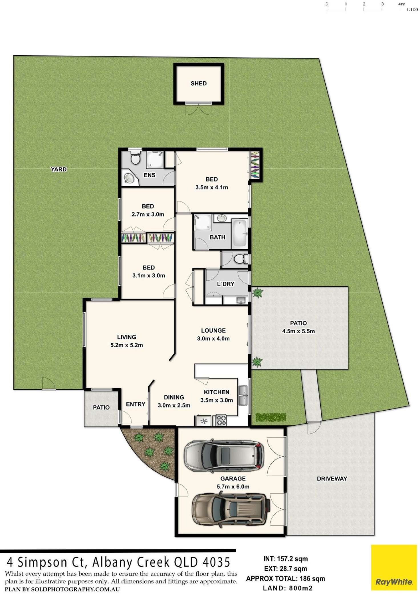 Floorplan of Homely house listing, 4 Simpson Court, Albany Creek QLD 4035