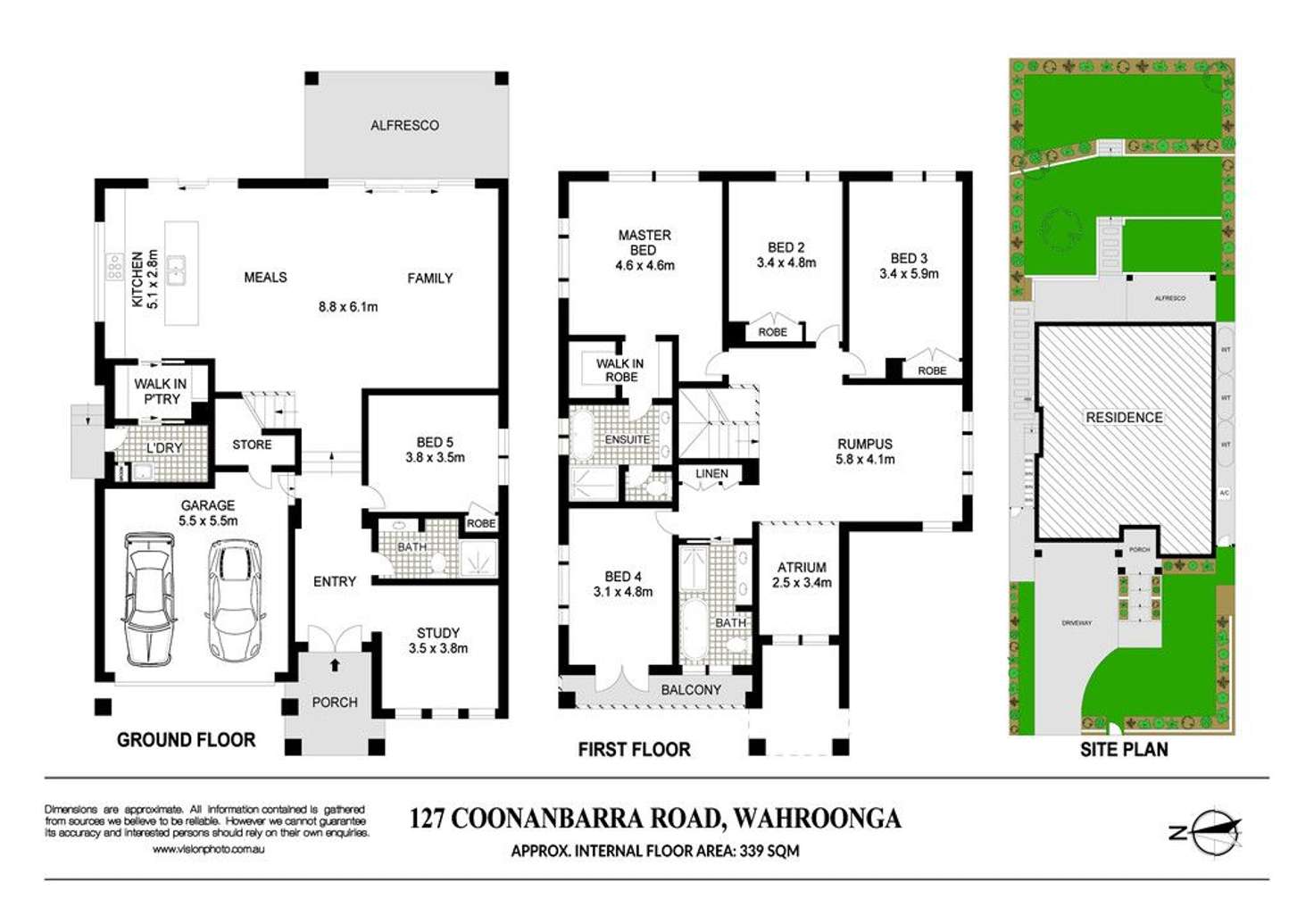 Floorplan of Homely house listing, 127 Coonanbarra Road, Wahroonga NSW 2076