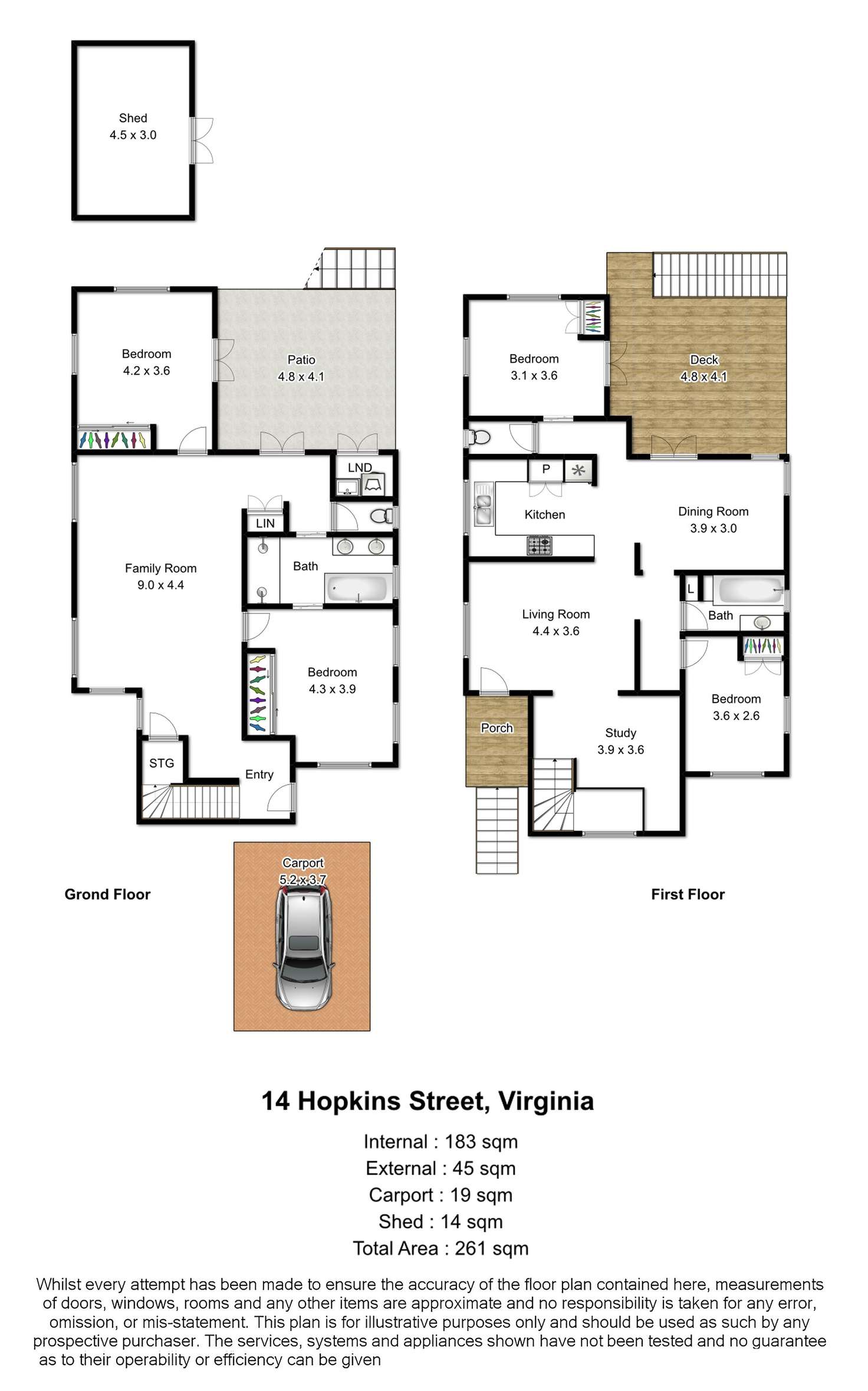 Floorplan of Homely house listing, 14 Hopkins Street, Virginia QLD 4014