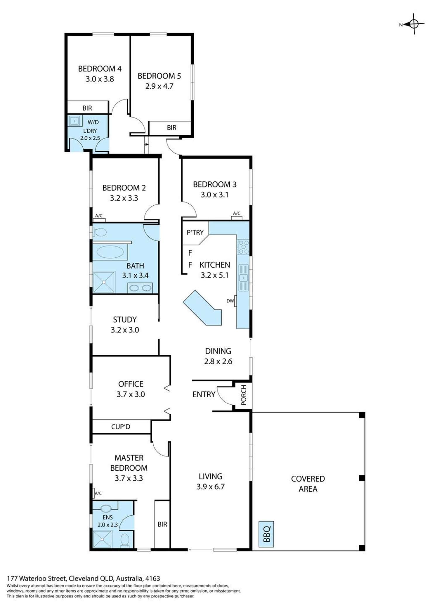 Floorplan of Homely house listing, 177 Waterloo Street, Cleveland QLD 4163