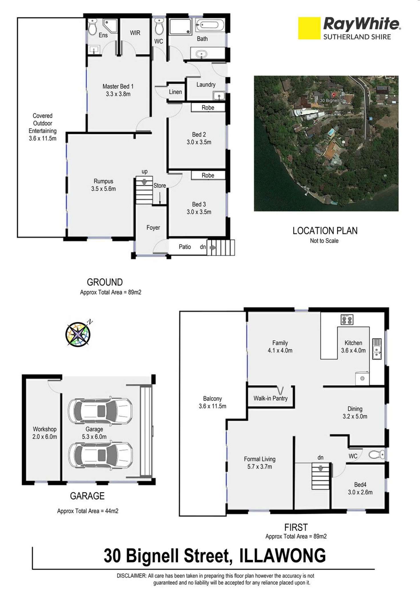 Floorplan of Homely house listing, 30 Bignell Street, Illawong NSW 2234