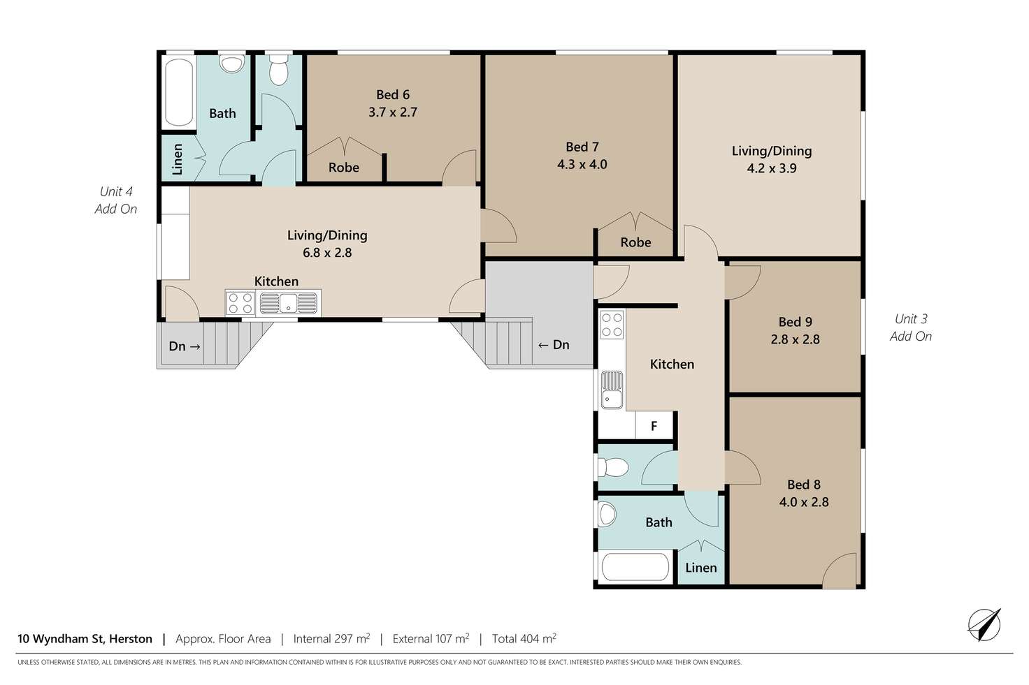 Floorplan of Homely house listing, 10 Wyndham Street, Herston QLD 4006