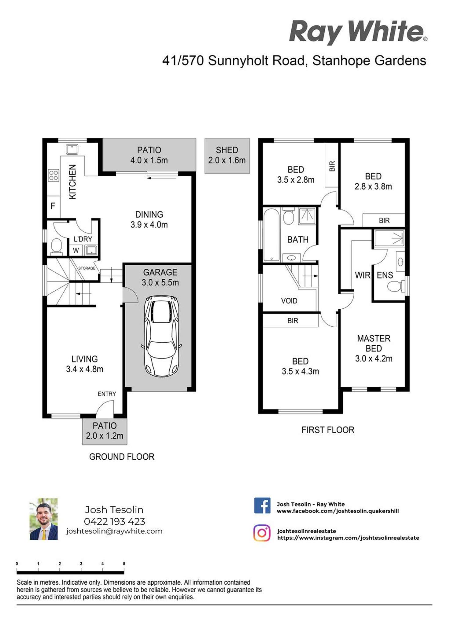 Floorplan of Homely townhouse listing, 41/570 Sunnyholt Road, Stanhope Gardens NSW 2768