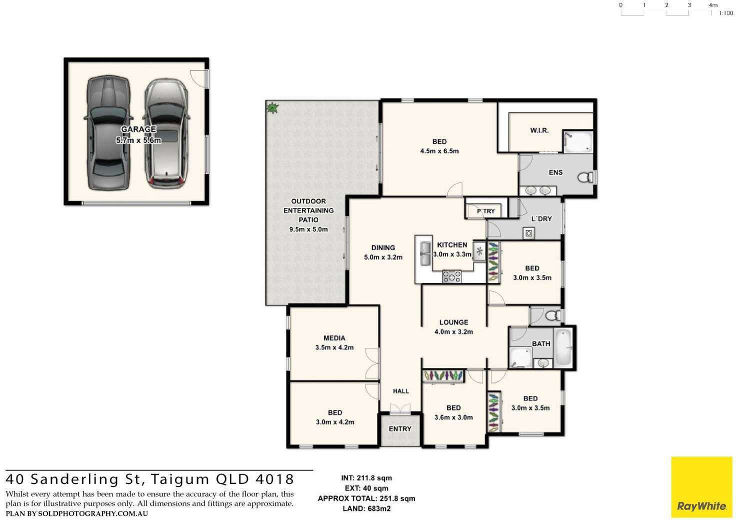 Floorplan of Homely house listing, 40 Sanderling Street, Taigum QLD 4018