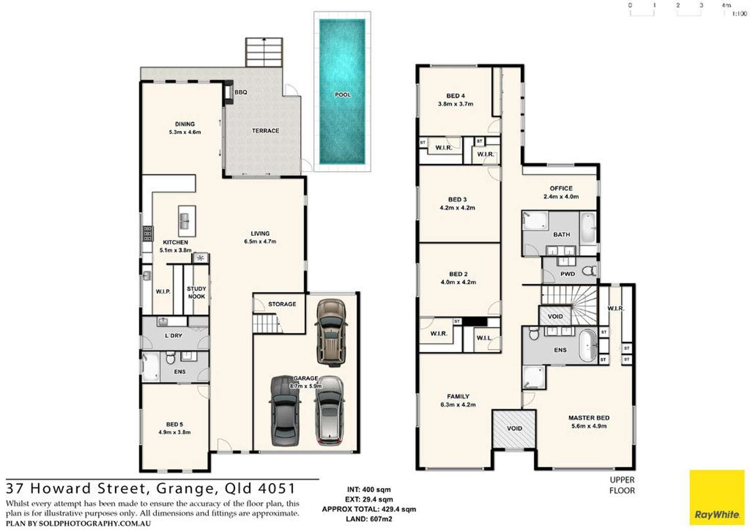 Floorplan of Homely house listing, 37 Howard Street, Grange QLD 4051