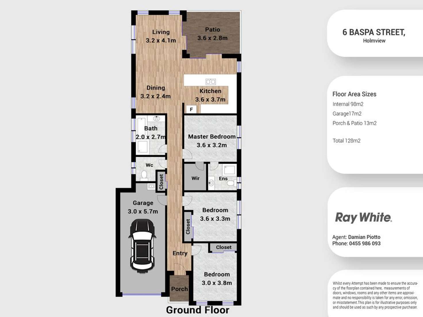 Floorplan of Homely house listing, 6 Baspa Street, Holmview QLD 4207