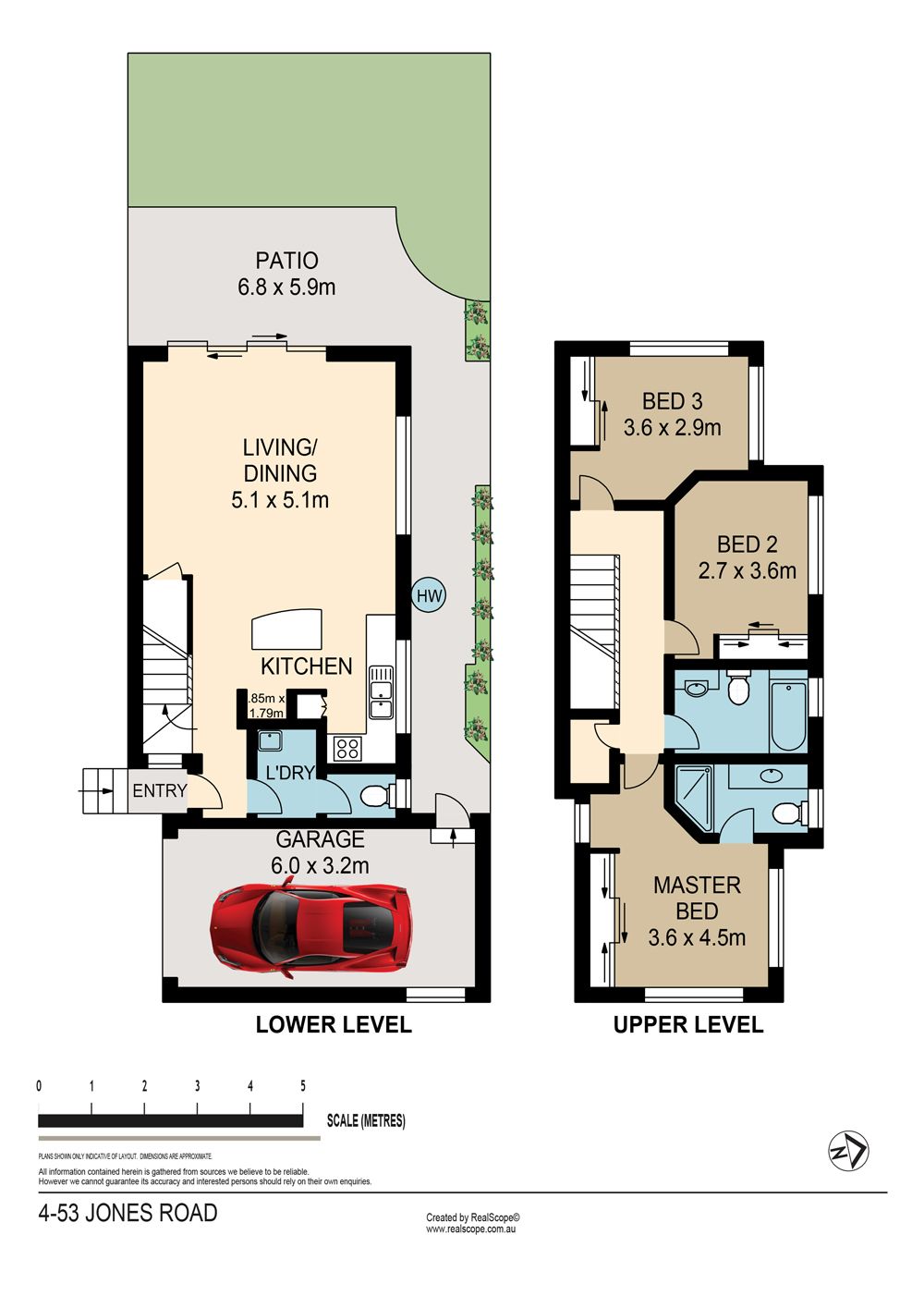 Floorplan of Homely townhouse listing, 4/53 Jones Road, Carina Heights QLD 4152