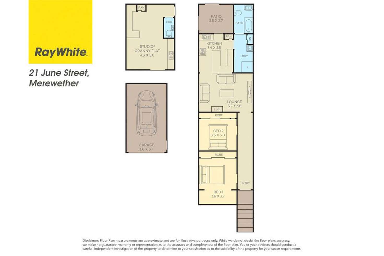Floorplan of Homely house listing, 21 June Street, Merewether NSW 2291