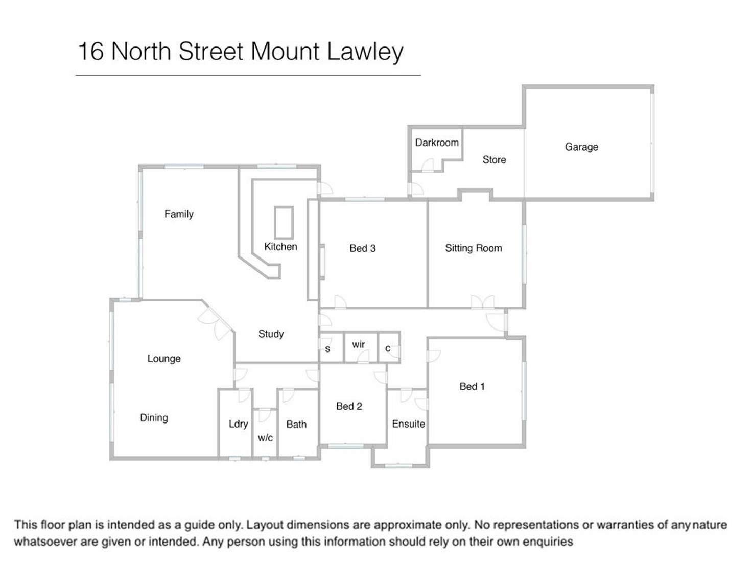 Floorplan of Homely house listing, 16 North Street, Mount Lawley WA 6050