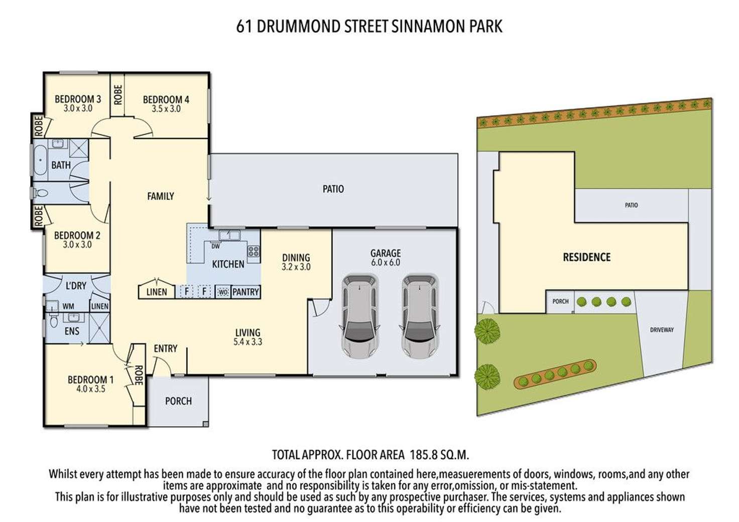 Floorplan of Homely house listing, 61 Drummond Street, Sinnamon Park QLD 4073