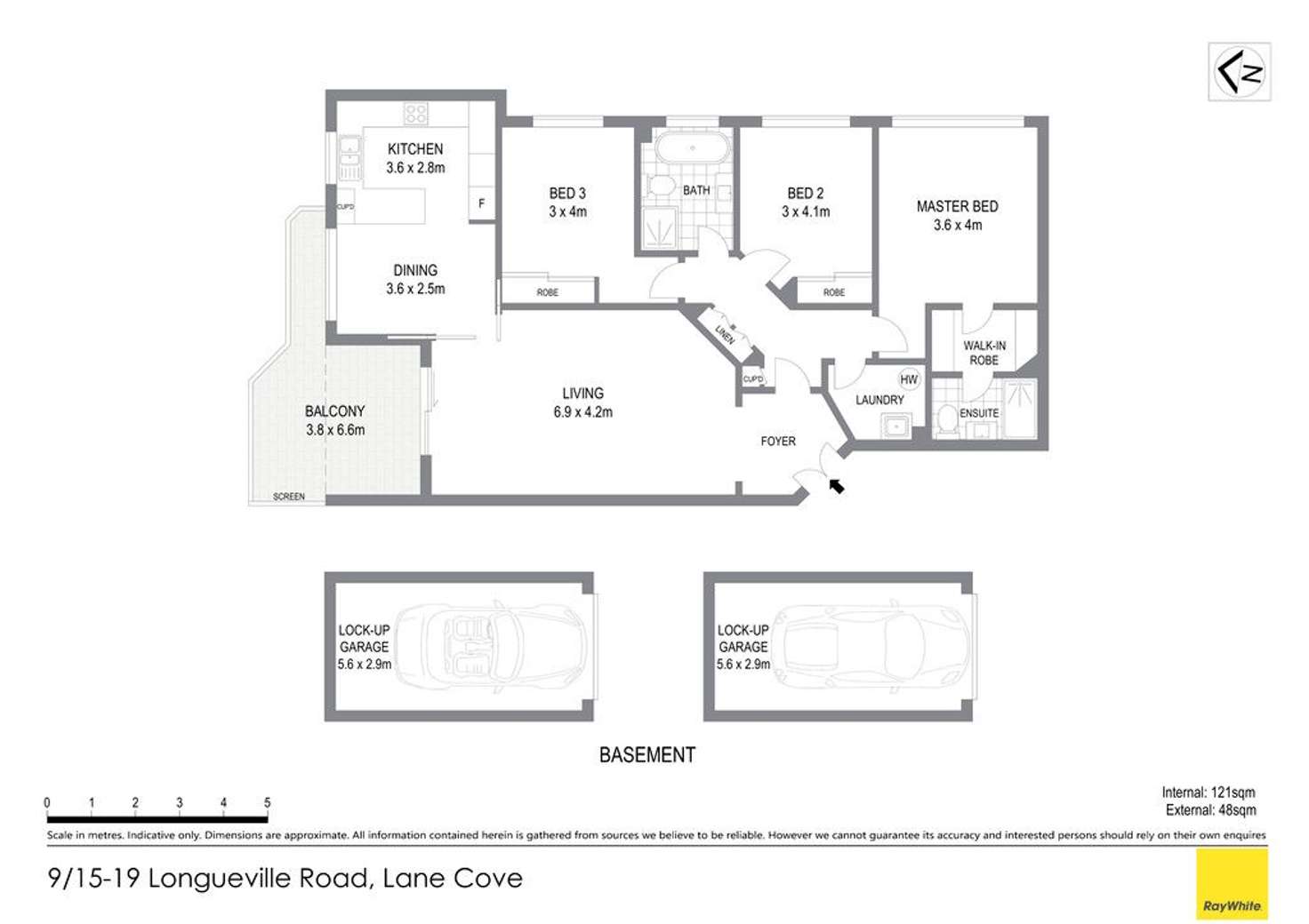 Floorplan of Homely apartment listing, 9/15-19 Longueville Road, Lane Cove NSW 2066