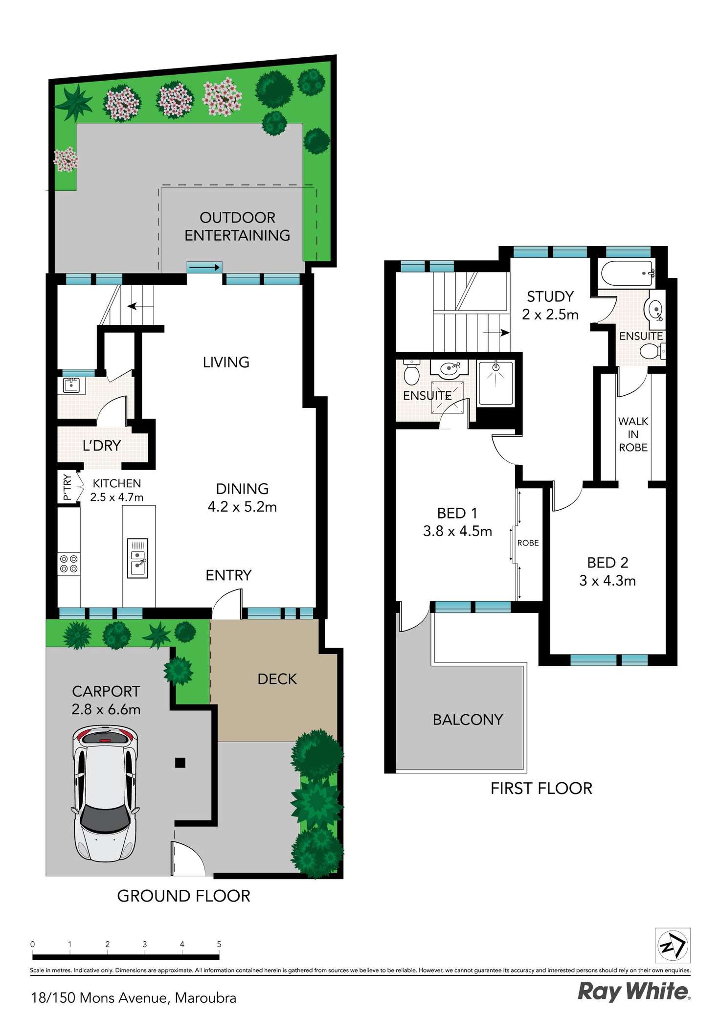 Floorplan of Homely townhouse listing, 18/150-170 Mons Avenue, Maroubra NSW 2035