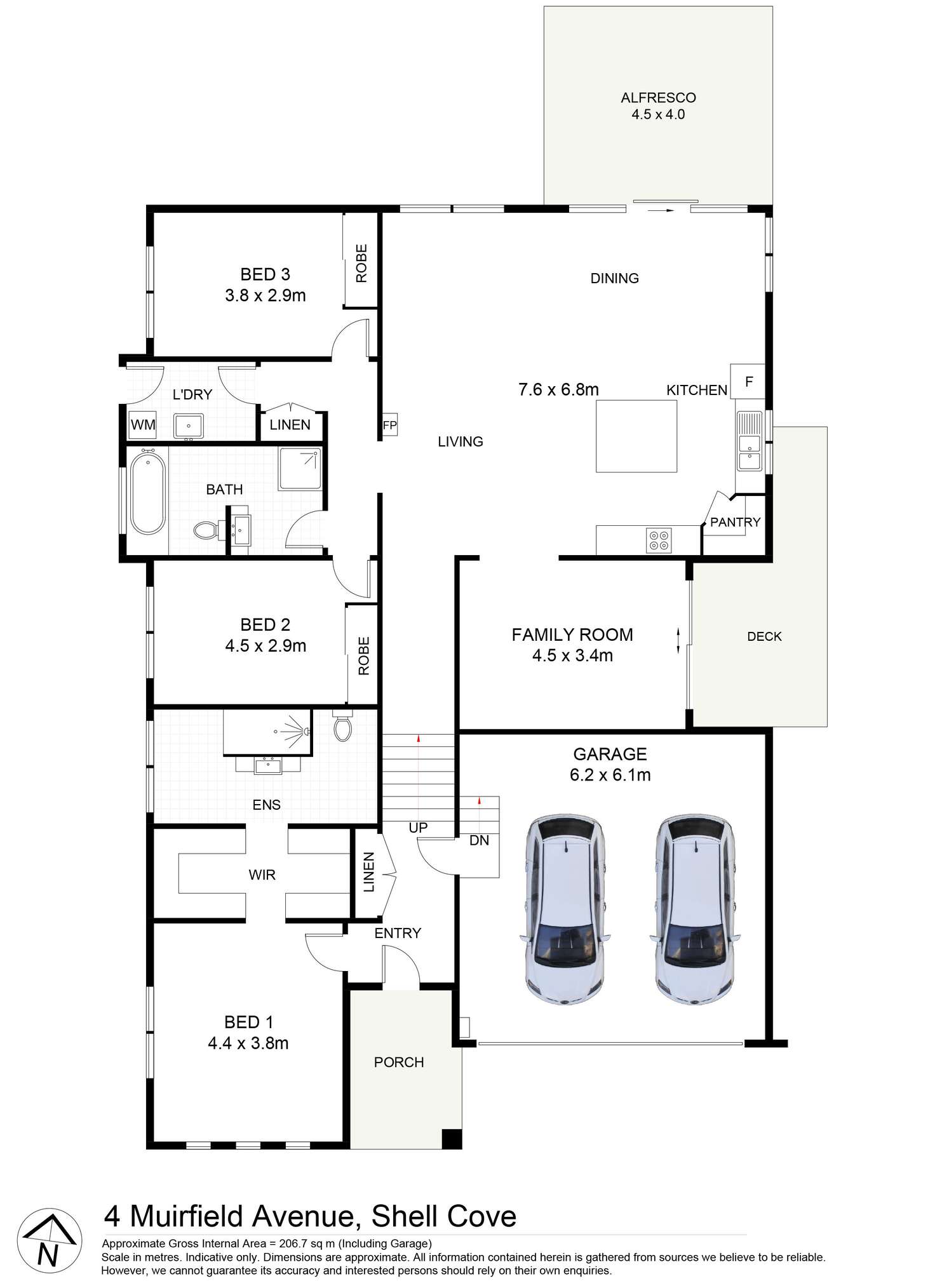 Floorplan of Homely house listing, 4 Muirfield Avenue, Shell Cove NSW 2529