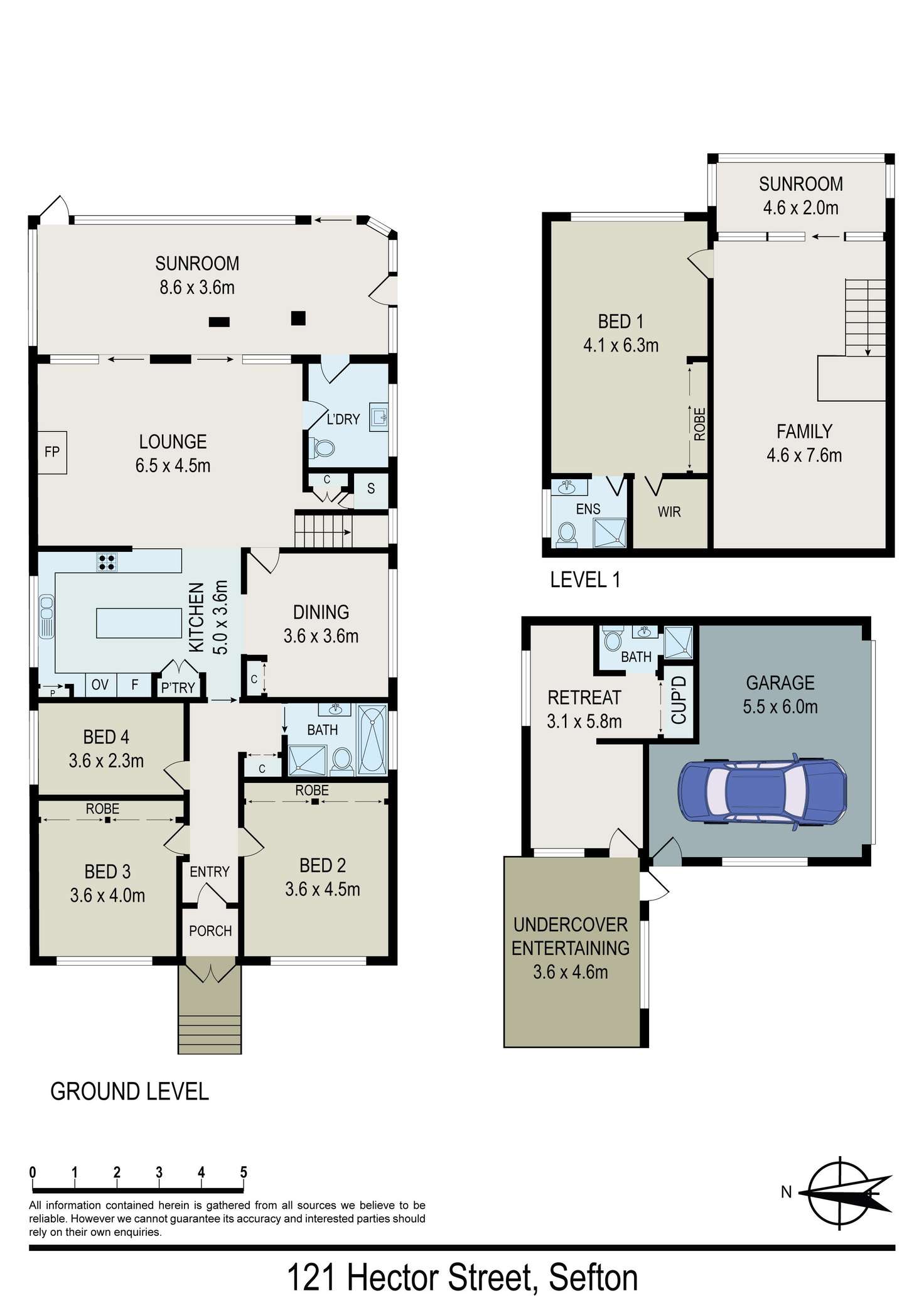 Floorplan of Homely house listing, 121 Hector Street, Sefton NSW 2162