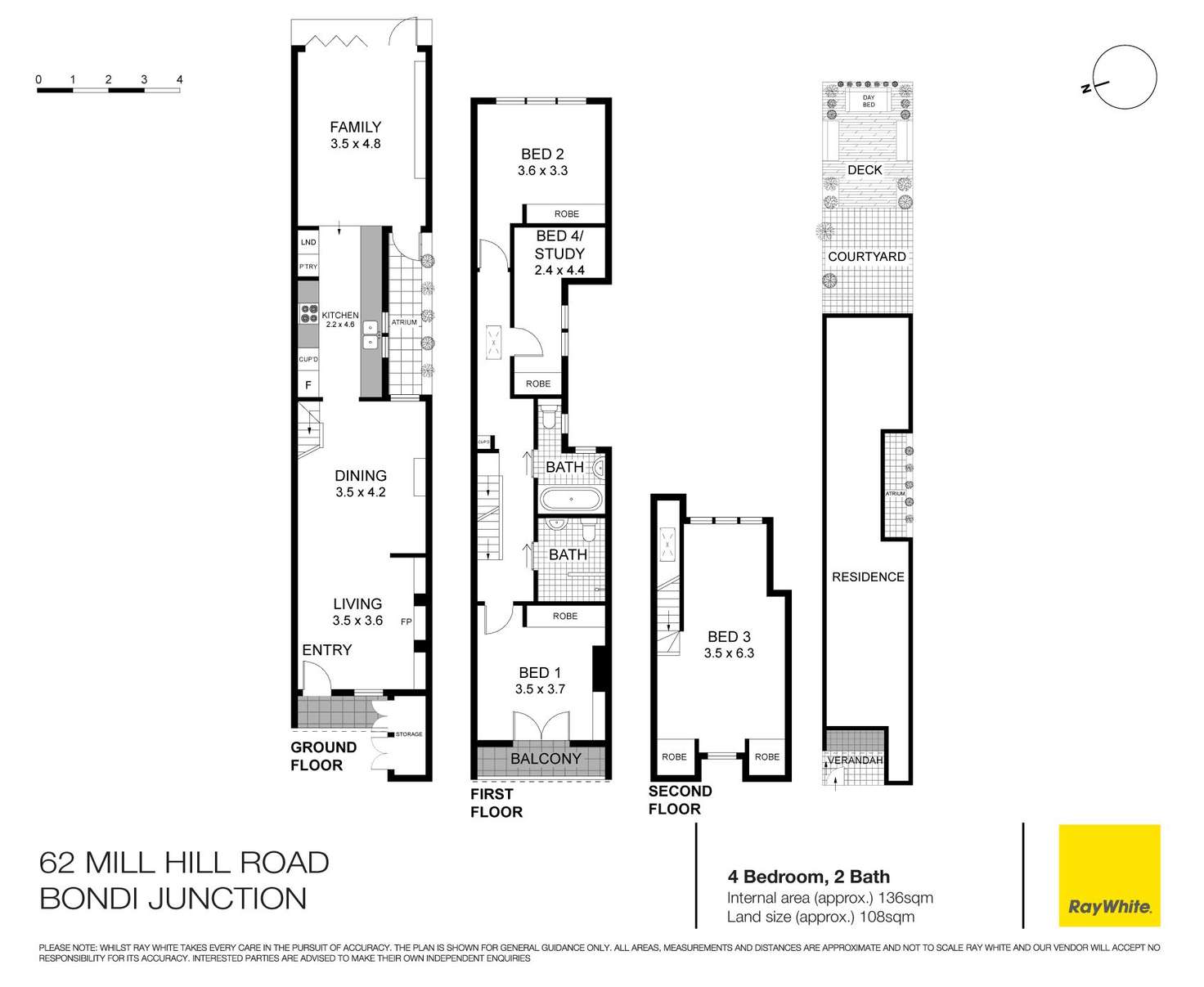 Floorplan of Homely house listing, 62 Mill Hill Road, Bondi Junction NSW 2022