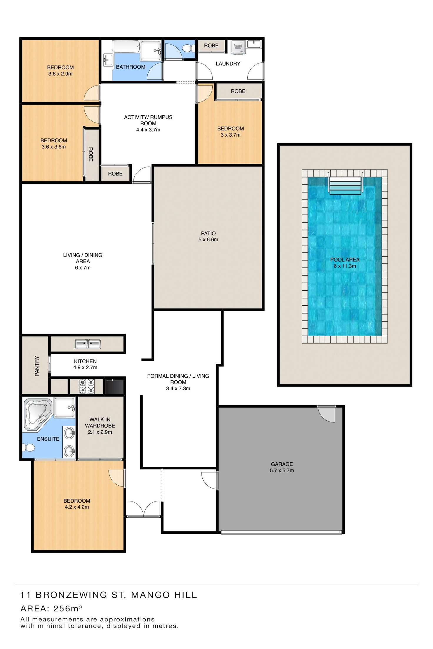 Floorplan of Homely house listing, 11 Bronzewing Street, Mango Hill QLD 4509